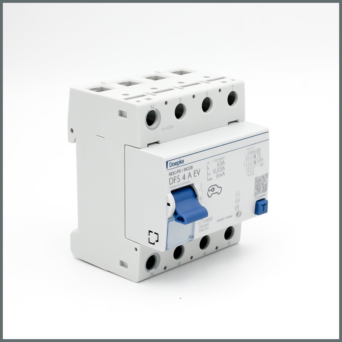 Doepke 4x63A RCCB 30mA (A Tipi Kaçak Akım Rölesi)  (EV:DC 6mA)