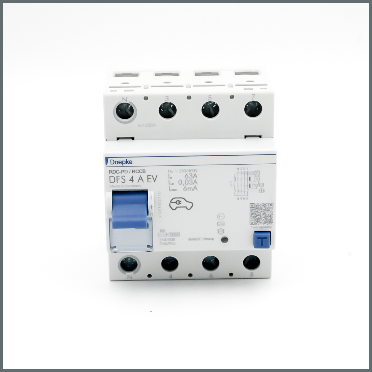 Doepke 4x63A RCCB 30mA (A Tipi Kaçak Akım Rölesi)  (EV:DC 6mA)