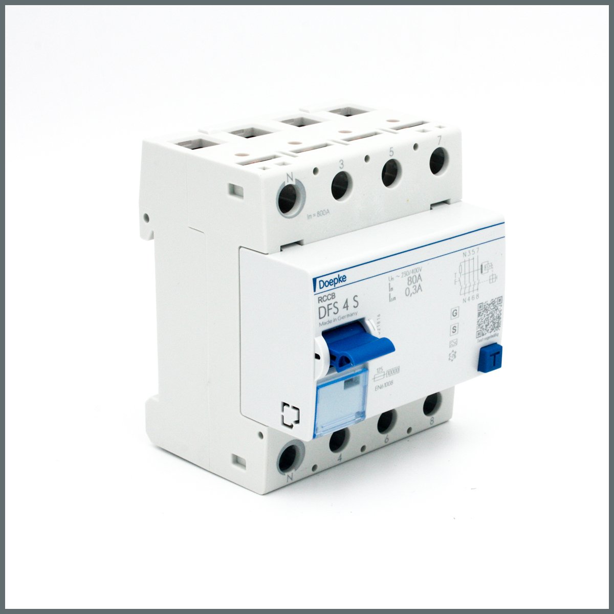 Doepke 4x80A RCCB 300mA (A tipi Kaçak Akım Rölesi)  (S:selective)