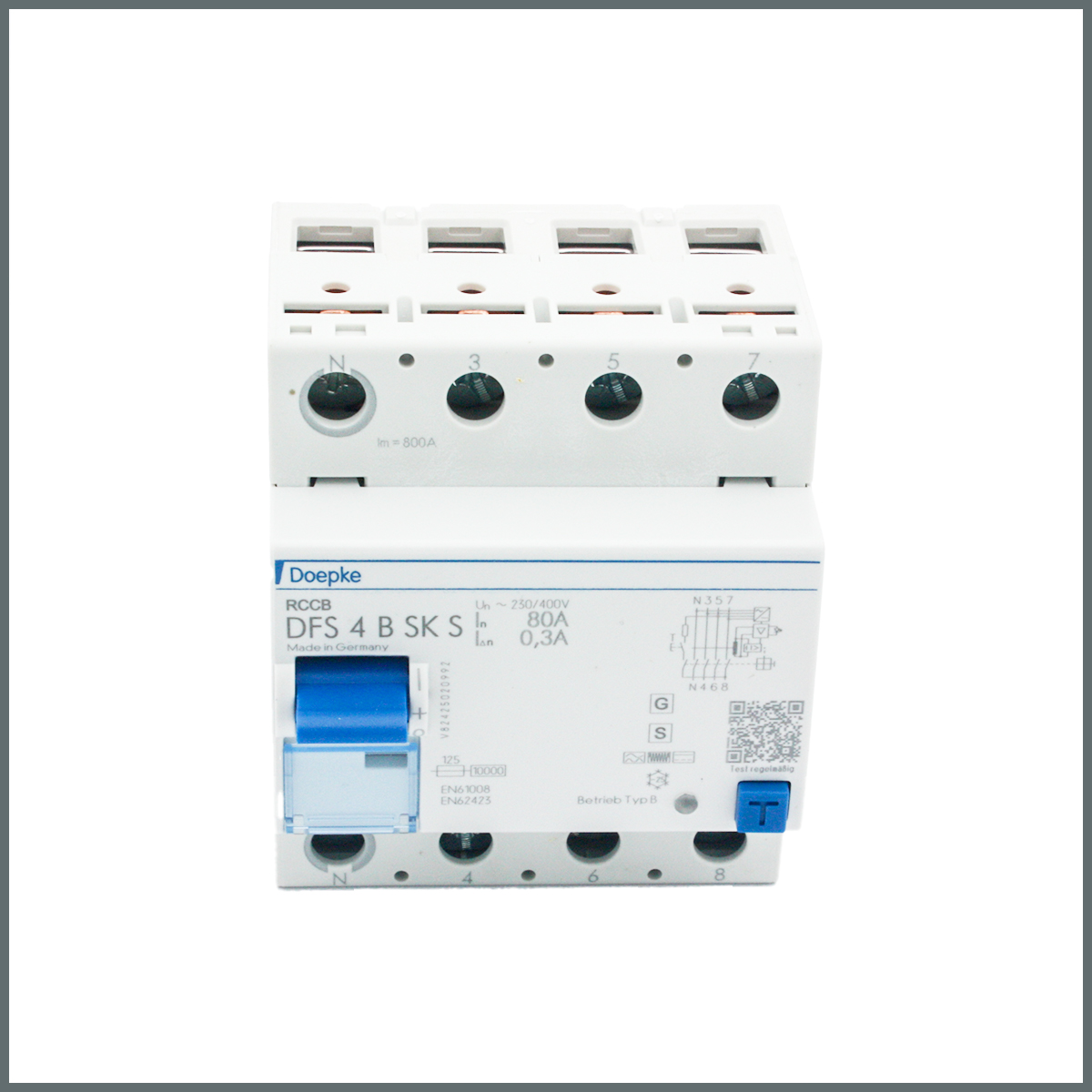 Doepke 4x80A RCCB 300mA (B tipi)  (SK S:selective)