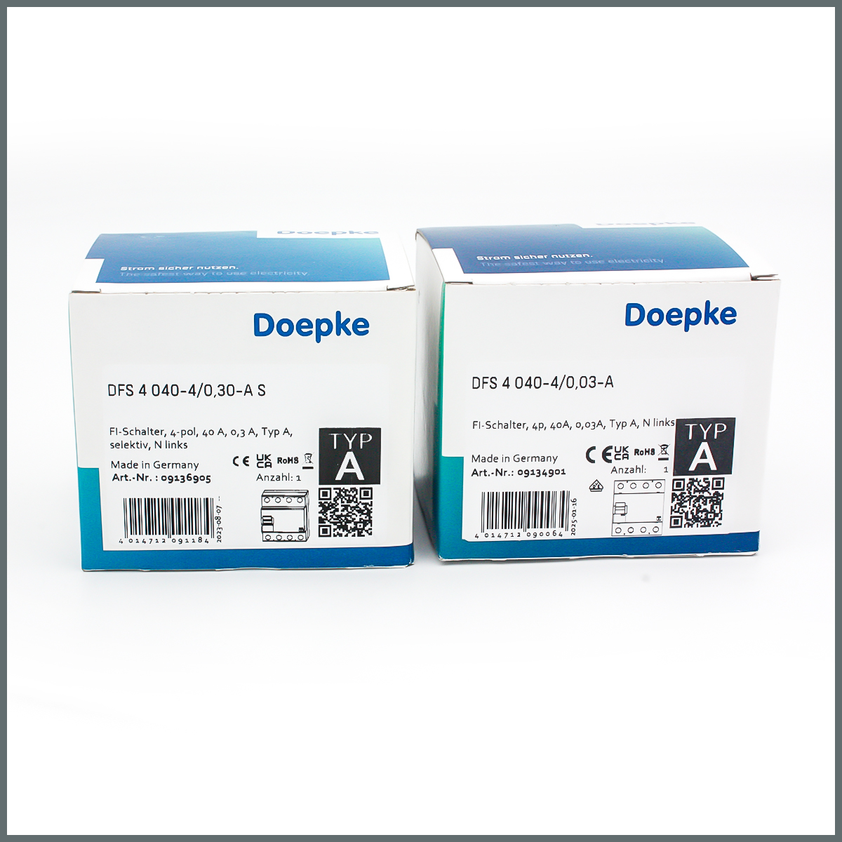 Doepke Ev İçin Kaçak Akım Koruma Seti 1