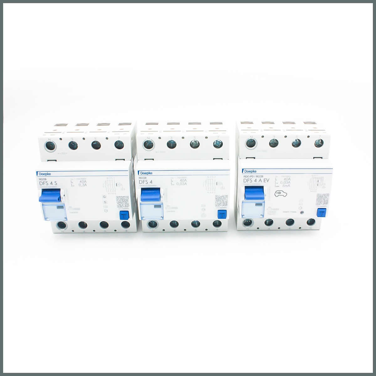 Doepke Ev'de Elektrikli Araç  Şarj Edenler İçin Kaçak Akım Koruma Seti 3