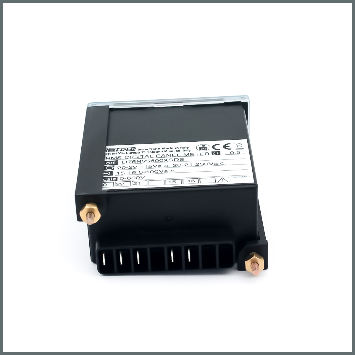 DPM 72x36 Vrms 0-600V Aux.115-230Vac 