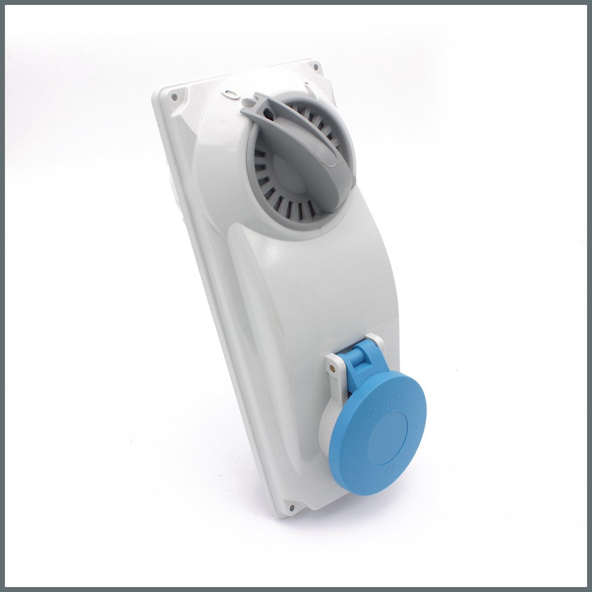 Ev Tipi Modüler CihazlarPalazzoli TopTER Serisi Anahtarlı Priz 16A (IP44) 230V (Dikey) 2P+T h:6