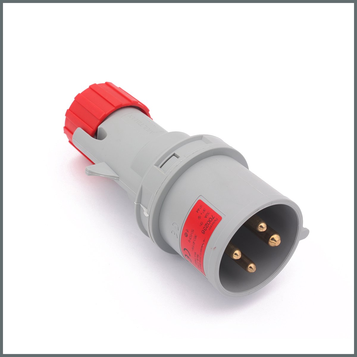 Fiş ve PrizlerPalazzoli Multimax Serisi Düz Fiş 32A (IP44) 400V 3P+T h:6