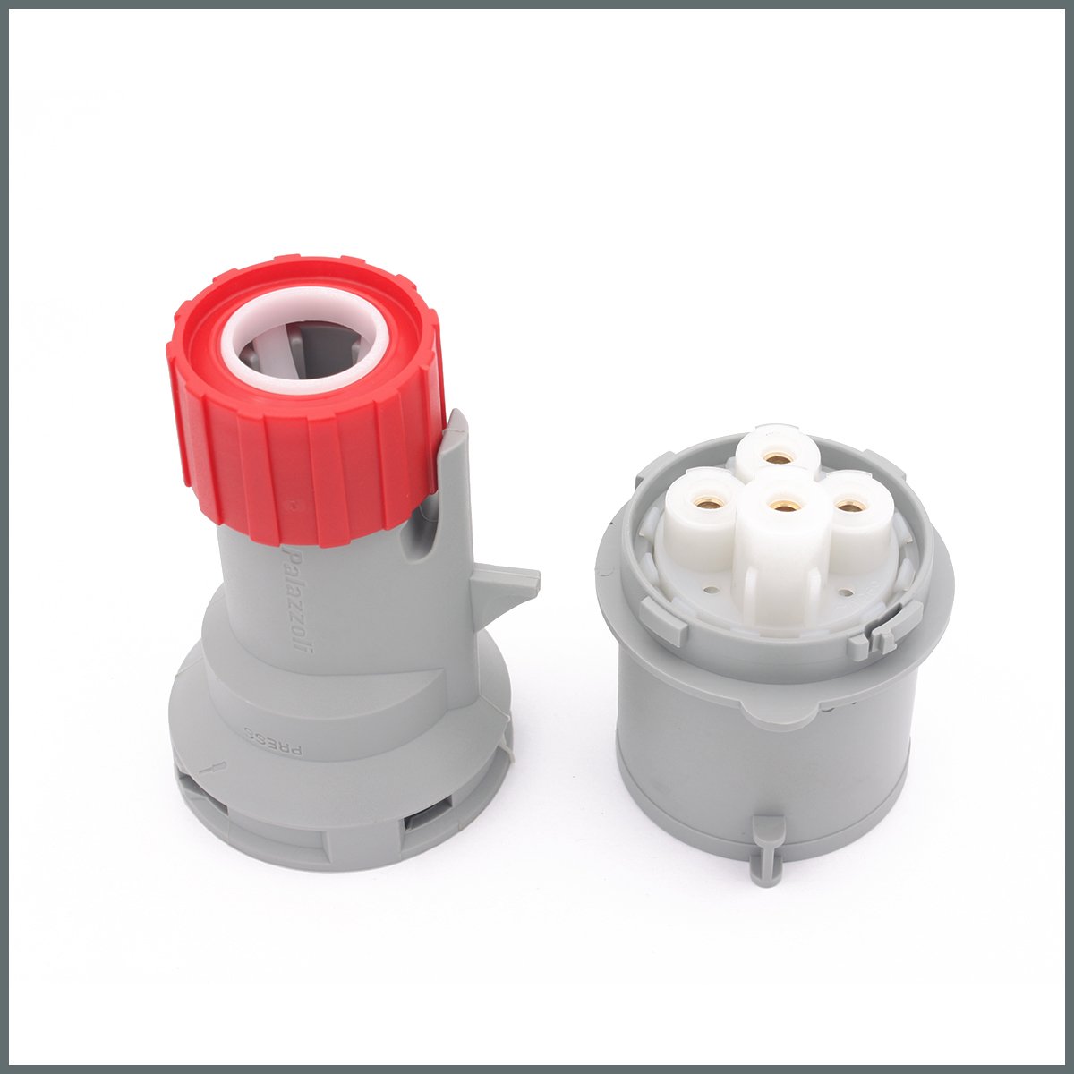 Fiş ve PrizlerPalazzoli Multimax Serisi Düz Fiş 32A (IP44) 400V 3P+T h:6