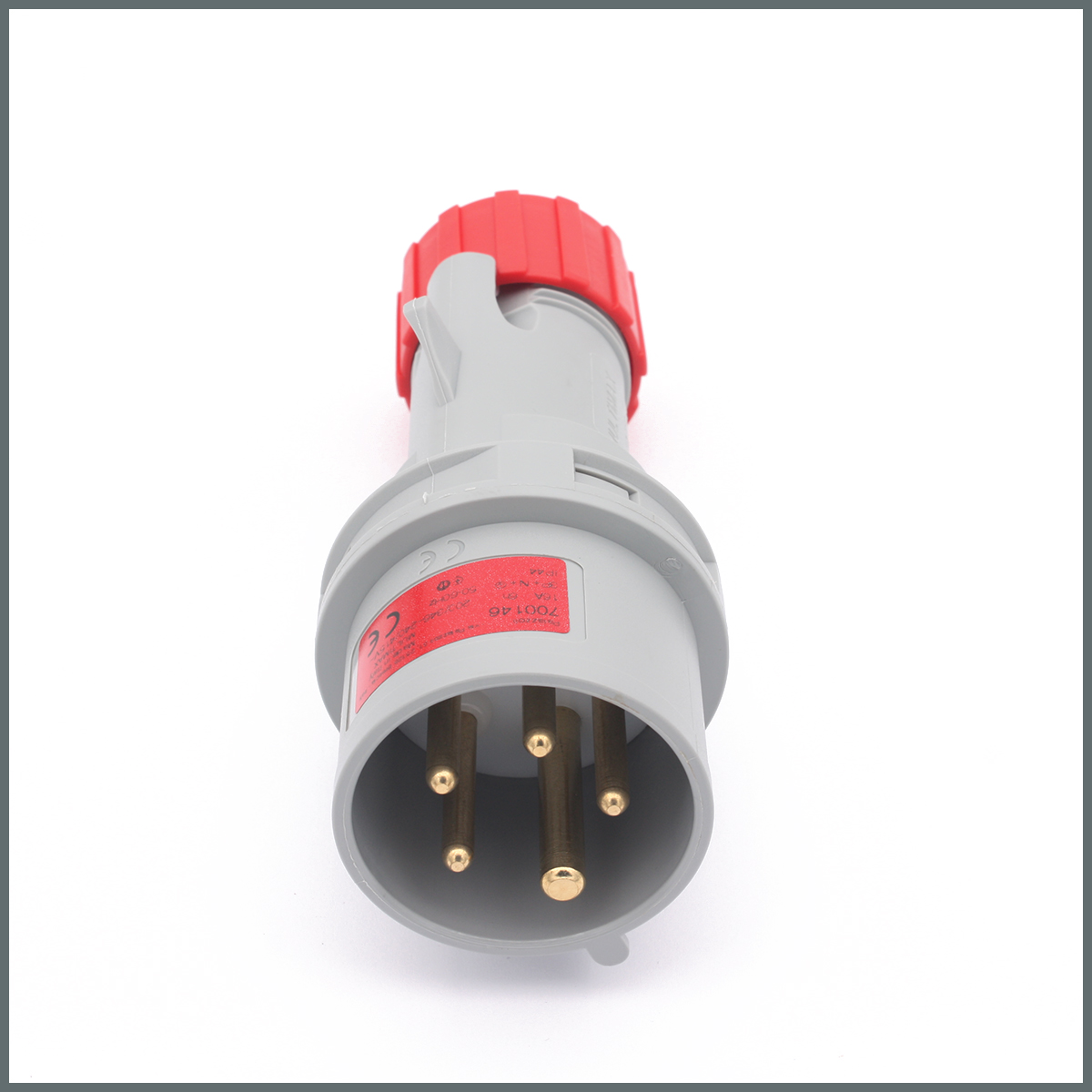 Fiş ve PrizlerPalazzoli Multimax Serisi Düz Fiş 16A (IP44) 400V 3P+N+T h:6