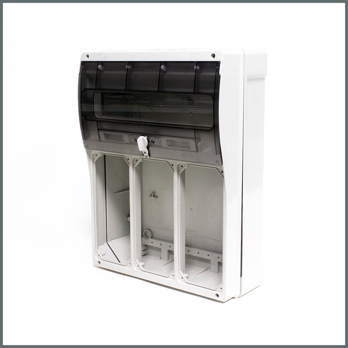 Fiş ve PrizlerPalazzoli TopTER Dağıtım Panosu (IP66) 16 Modül 5 Priz için / Şeffaf Pencereli / 1 adet 63A