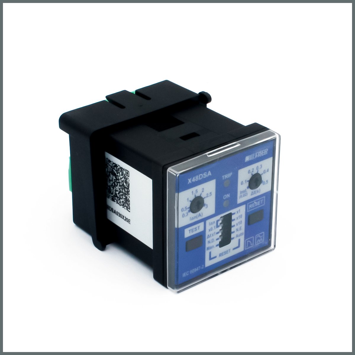 Frer AC,A Tipi Kaçak Akım Rölesi 20-260VAC/DC/ 30mA-30A 48x48mm. (Pano Tipi)