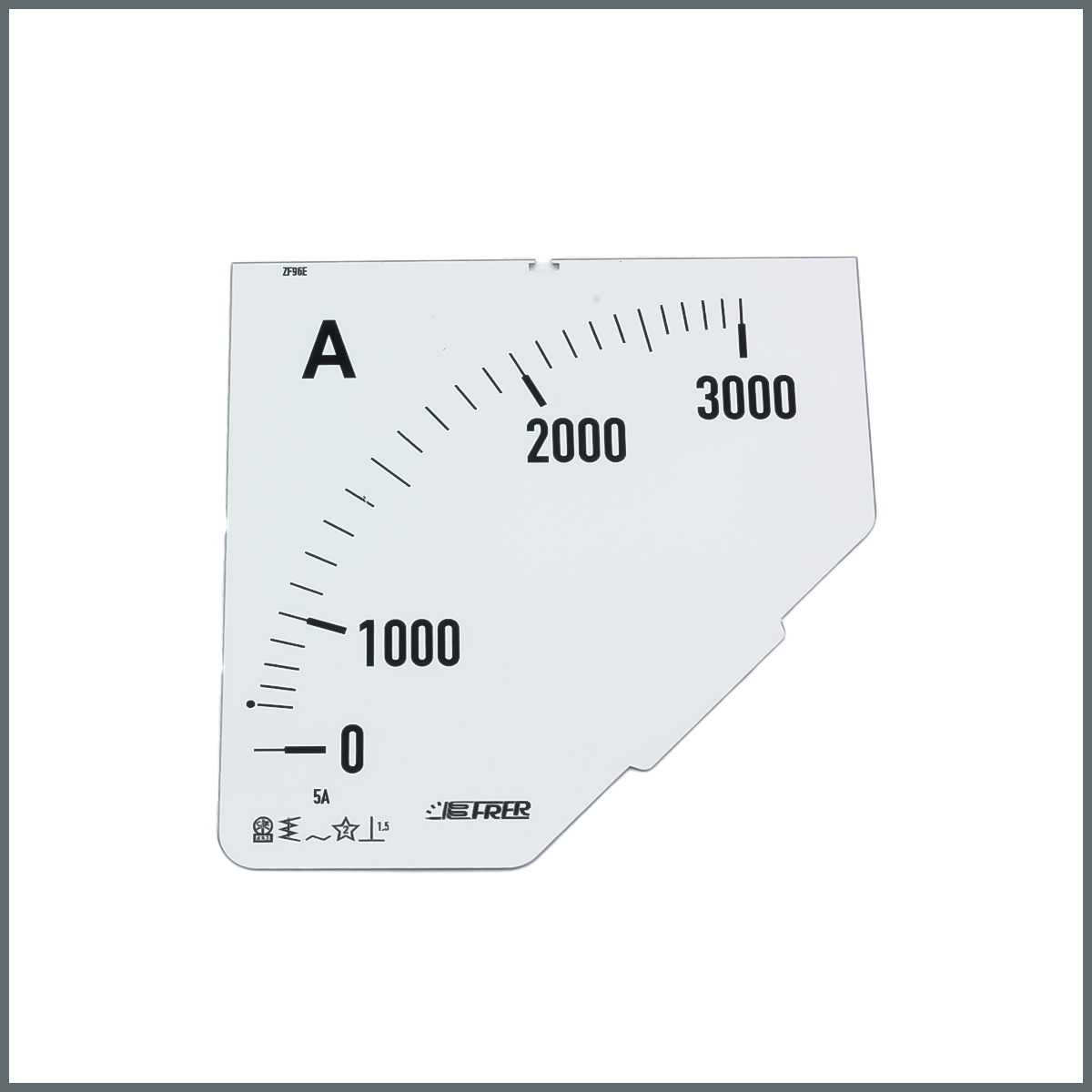 Frer Ampermetre Skalası (96x96 mm.) 3000/5