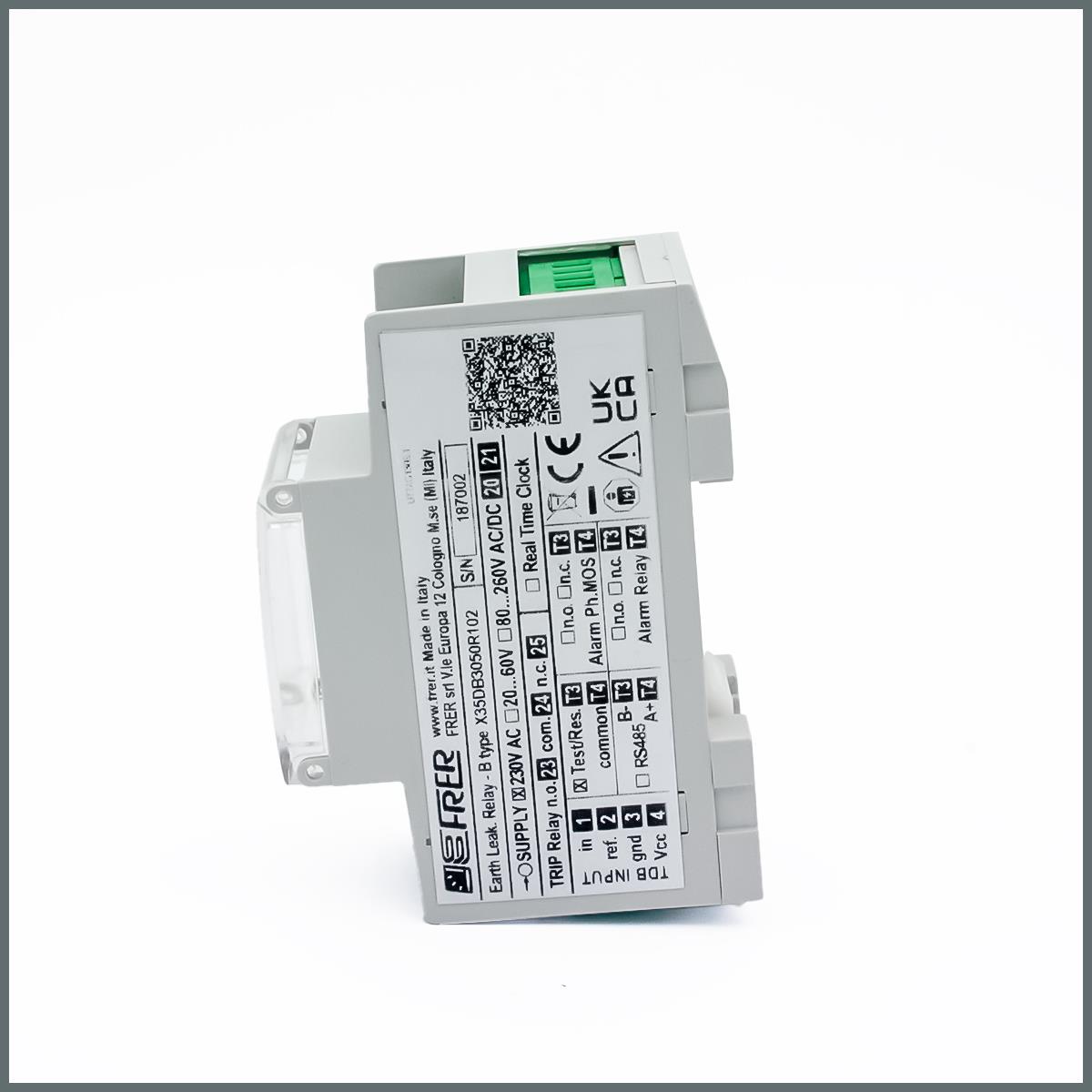 Frer B Tipi Kaçak Akım Rölesi / T-R 230VAC/2 Modül/ Ray Tipi (Main Dist)
