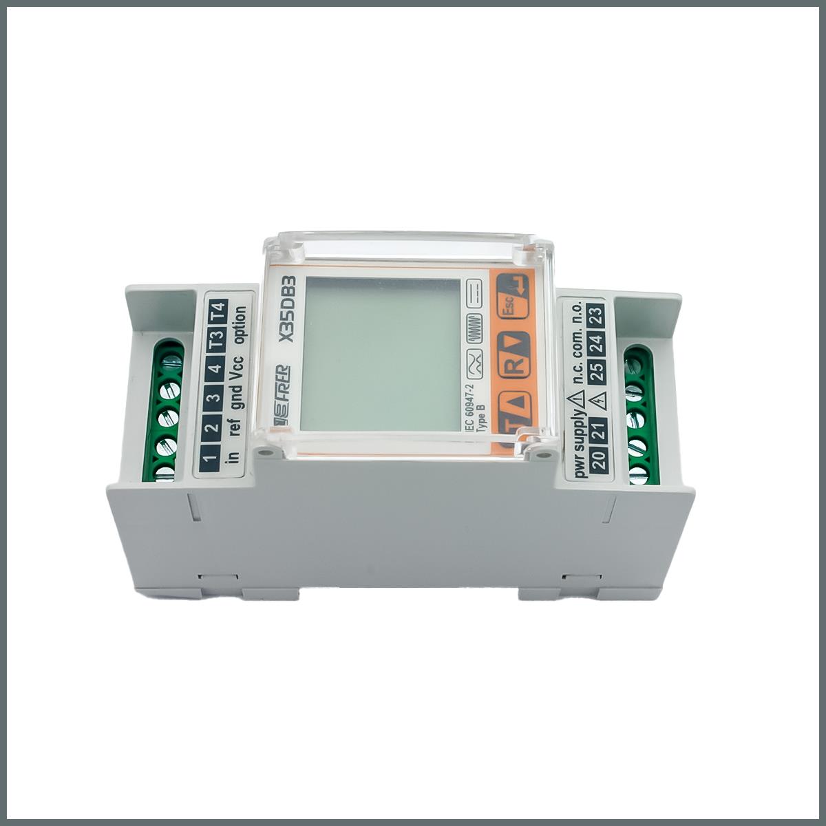 Frer B Tipi Kaçak Akım Rölesi / T-R 230VAC/2 Modül/ Ray Tipi (Main Dist)