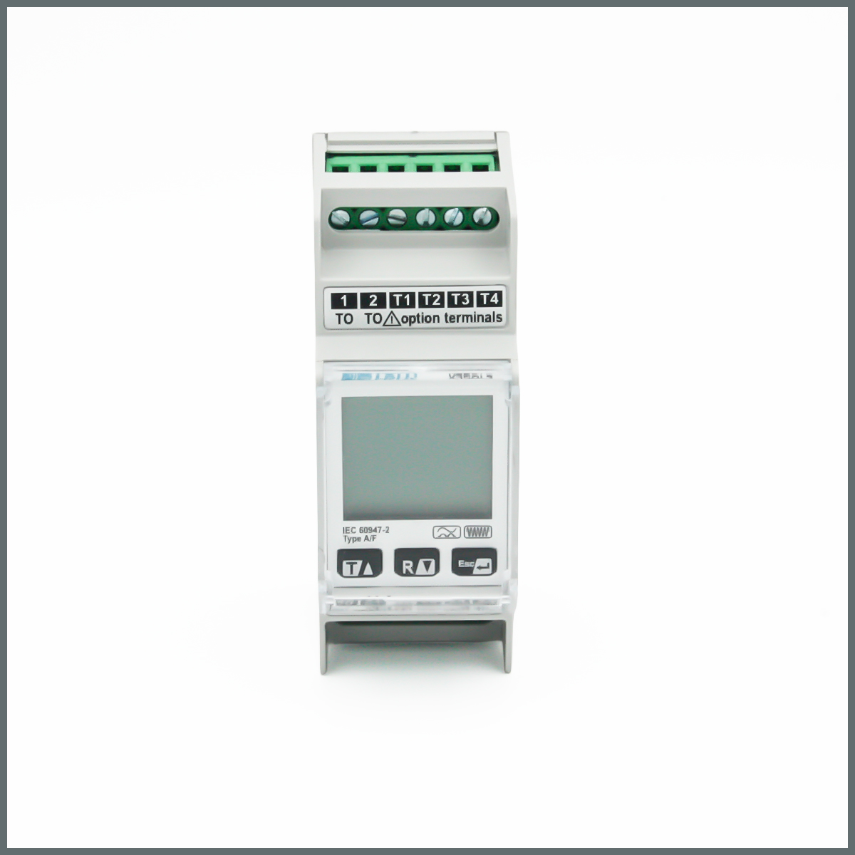 Frer F Tipi Kaçak Akım Rölesi T-R / RS485 Modbus 230 VAC / 30mA--30A 2Modül / Ray Tipi