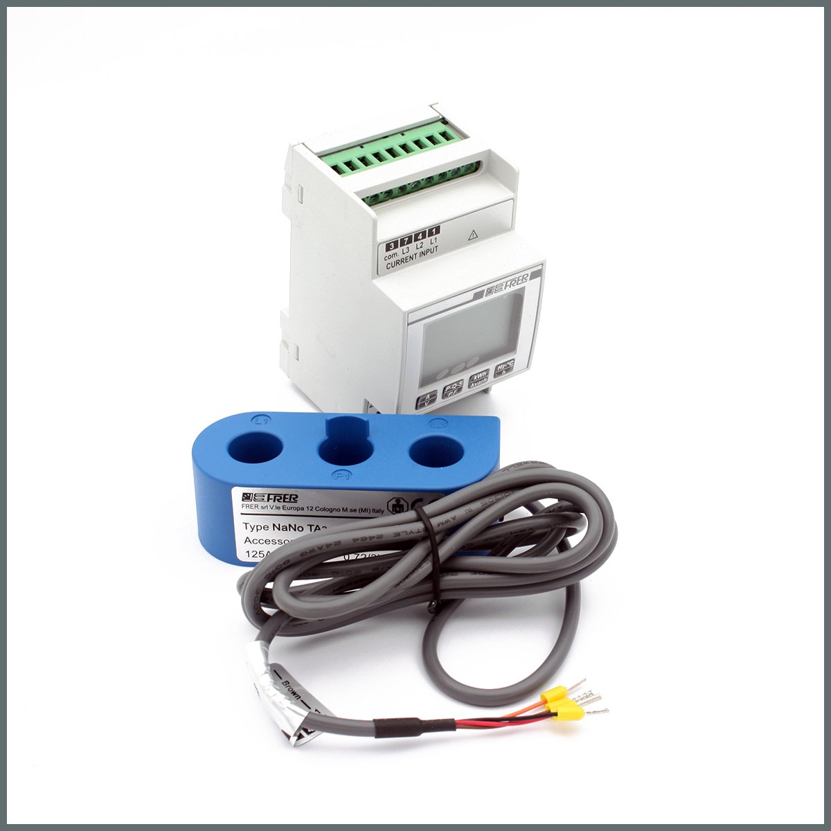 Frer NANO Enerji Analizörü Giriş:125A AT dahil, 400V