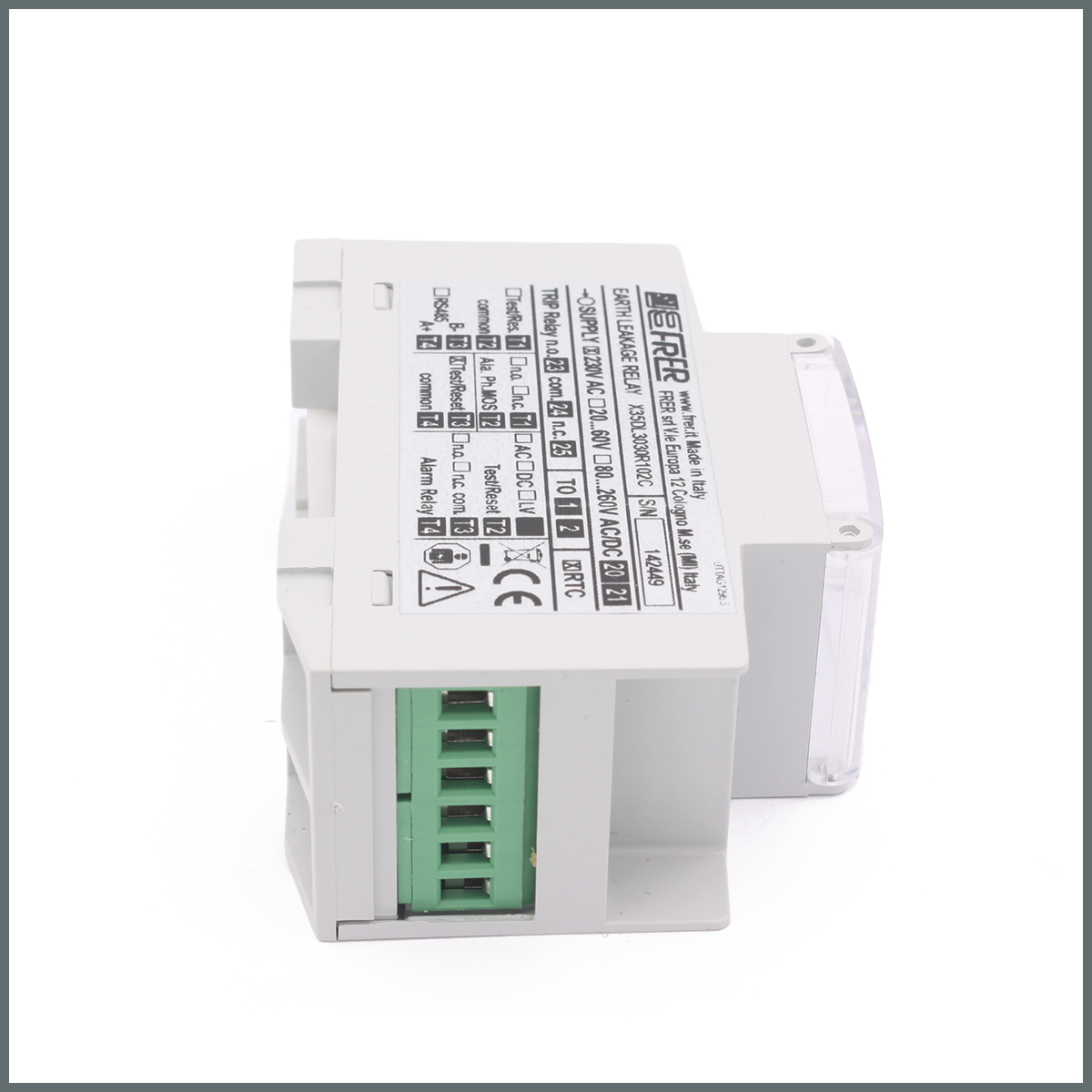 Frer T.K.A.K. R. A,AC ve F Tipi / T-R / RTC 230VAC/30mA--30A/2Modül/Ray Tipi