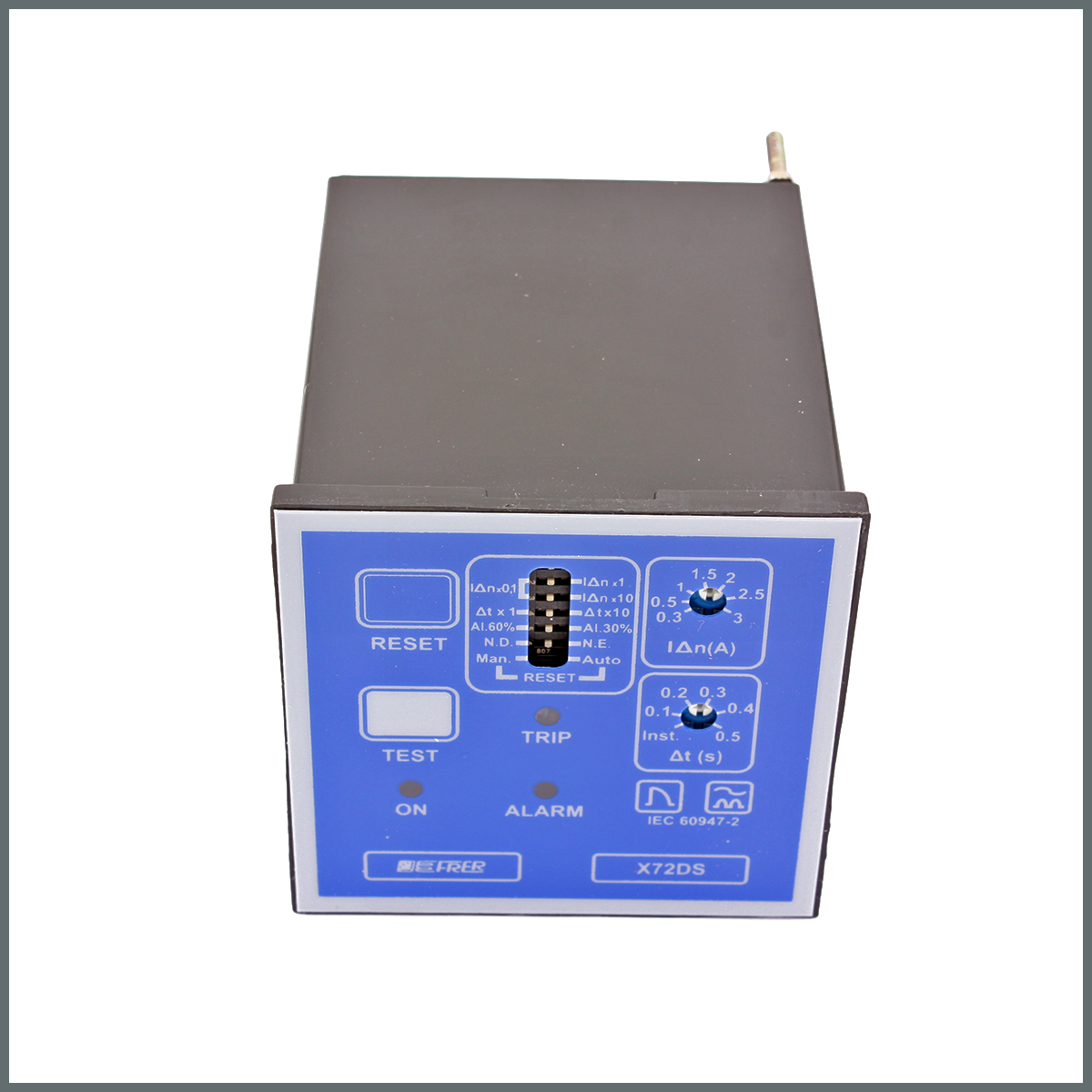 Frer T.K.A.K. Rölesi (A,AC Tipi) (Pano Tipi) 230VAC / 30mA--30A / 72x72mm. 