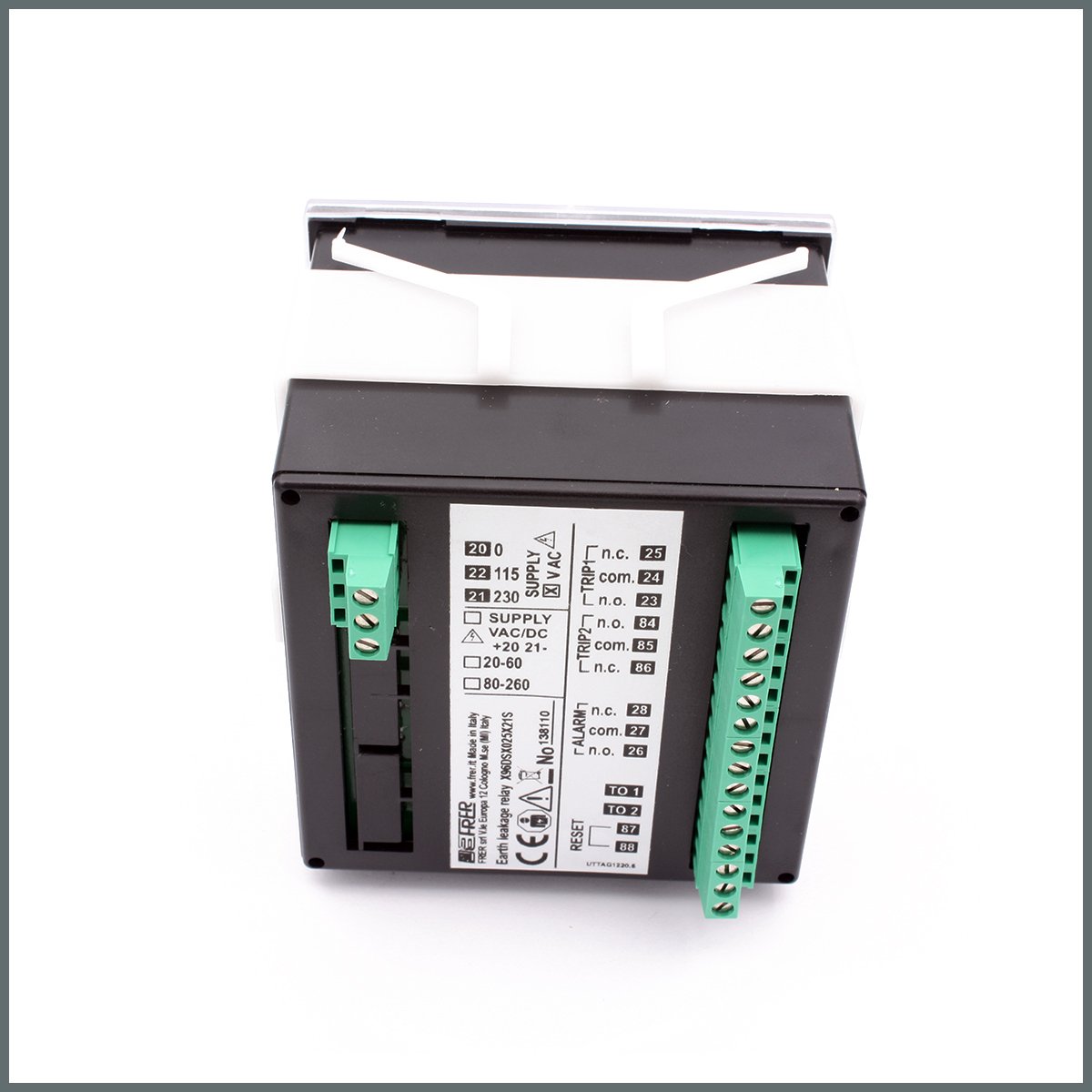 Frer T.K.A.K. Rölesi (A,AC Tipi) (Pano Tipi) 230VAC / 30mA--30A / 96x96mm. 