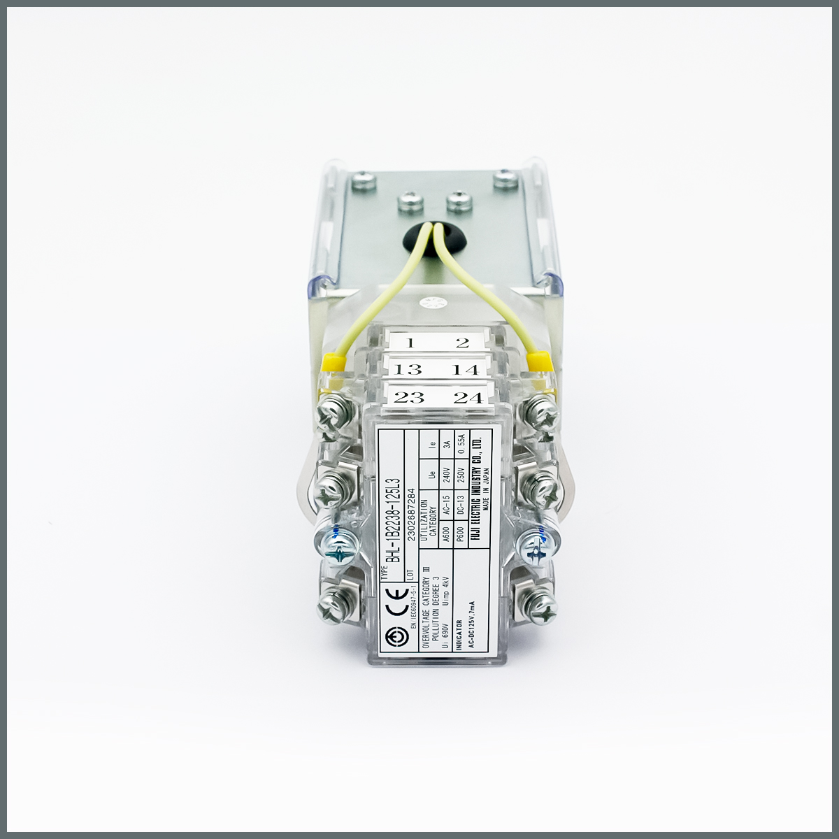 Fuji 125VDC (Ledli) T.B.Ayırıcı Anahtarı (Yuv. Fl.) BHL-1B2-238-125L3-W-Z-B (L54-Z02E)