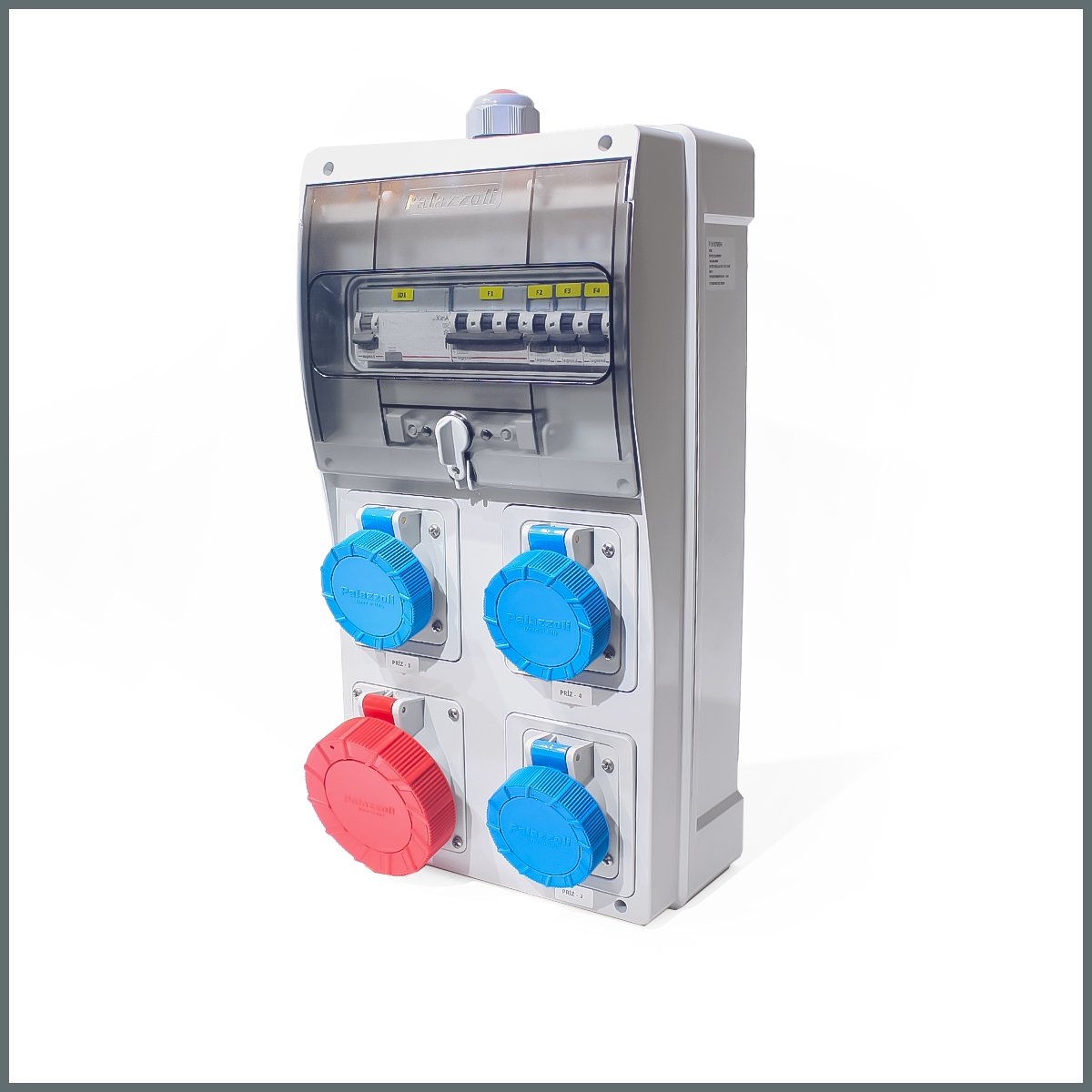 IP66 Kombinasyon Panosu 3 ad 3x16A, 1 ad 5x32A