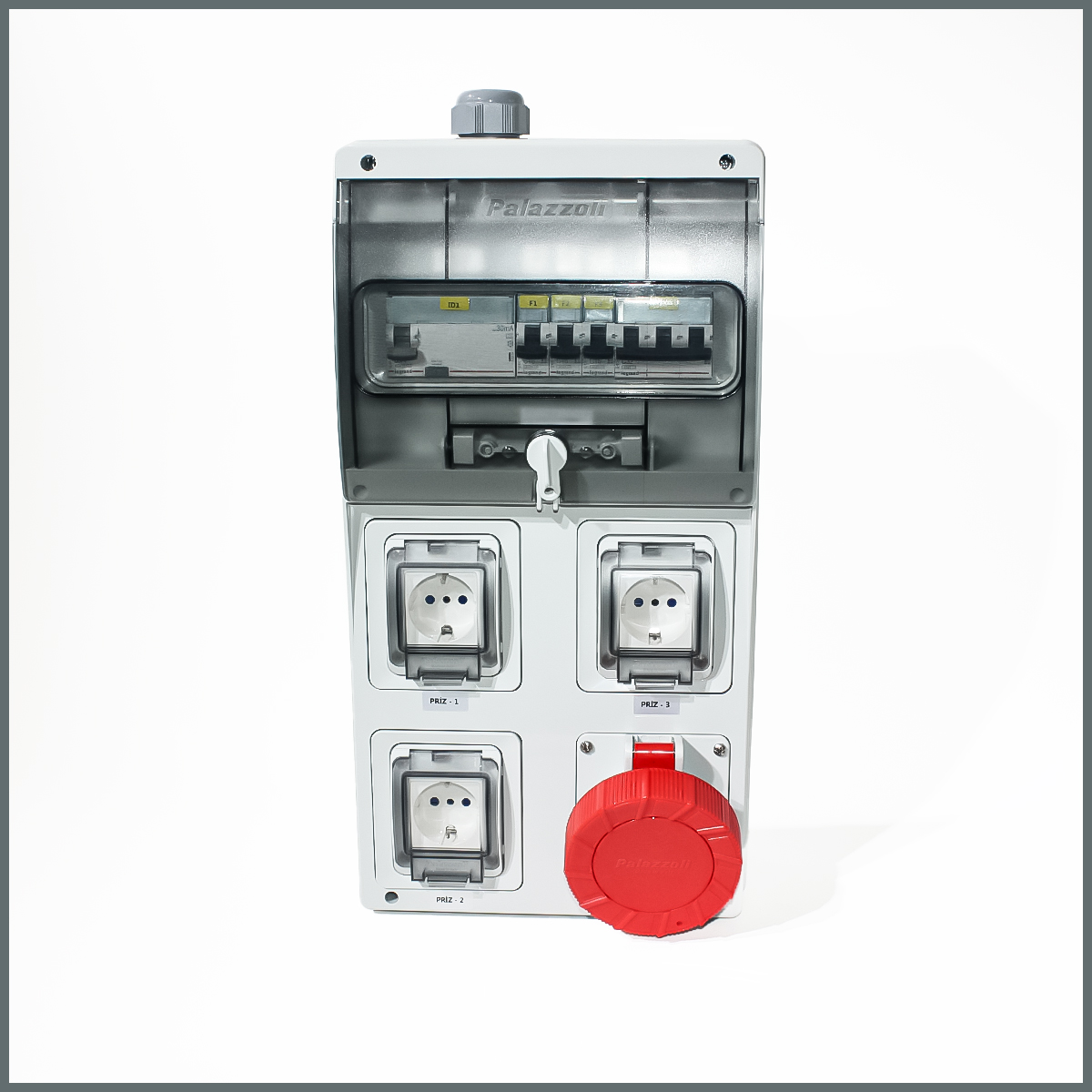 IP66 Kombinasyon Panosu 3 ad. Schuko Priz 3x16A 1 ad. 5x32A Priz