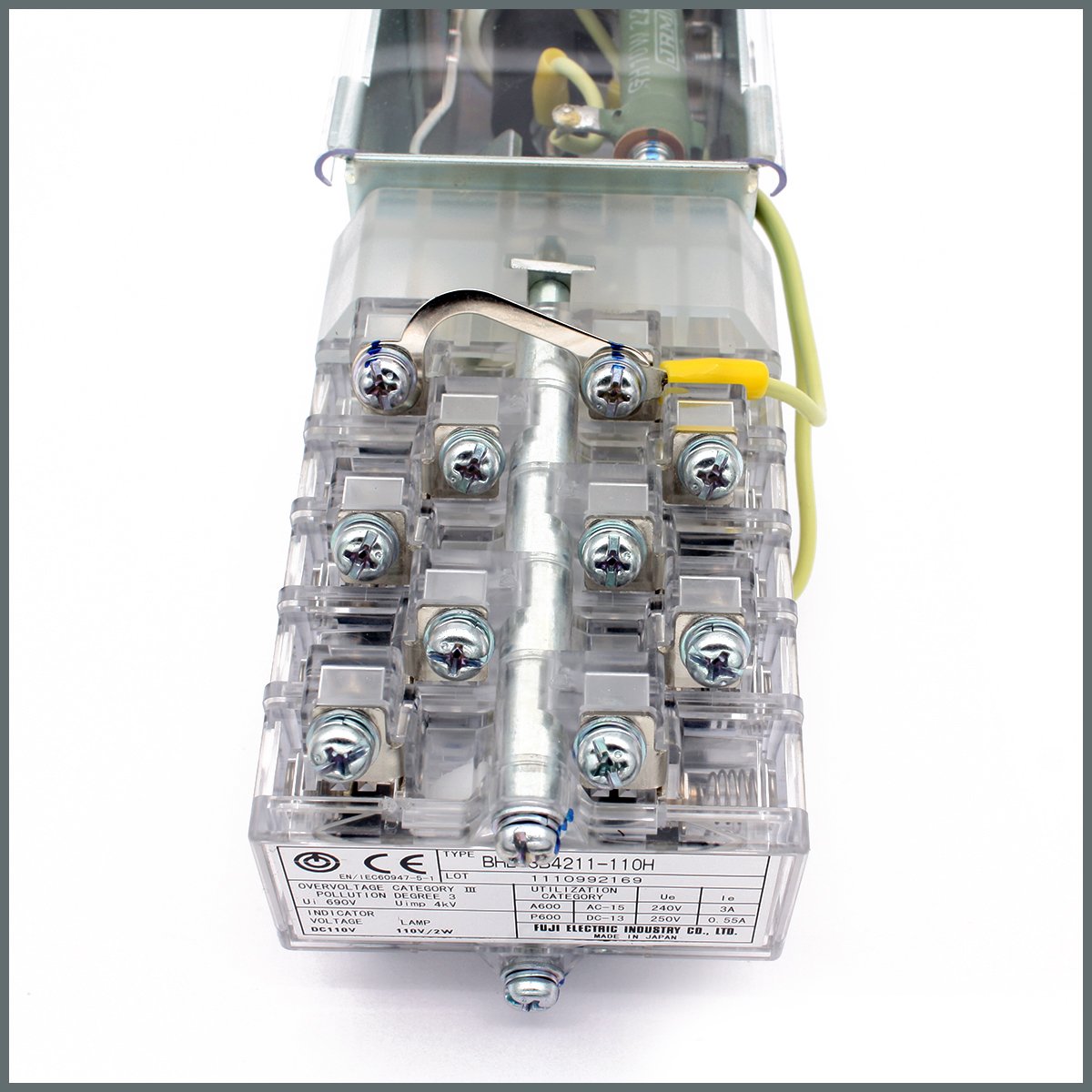 Kesici Anahtarı 110VDC (Kare) BHL-3B4-211-110H-W-Y-B (L54-Y11E)