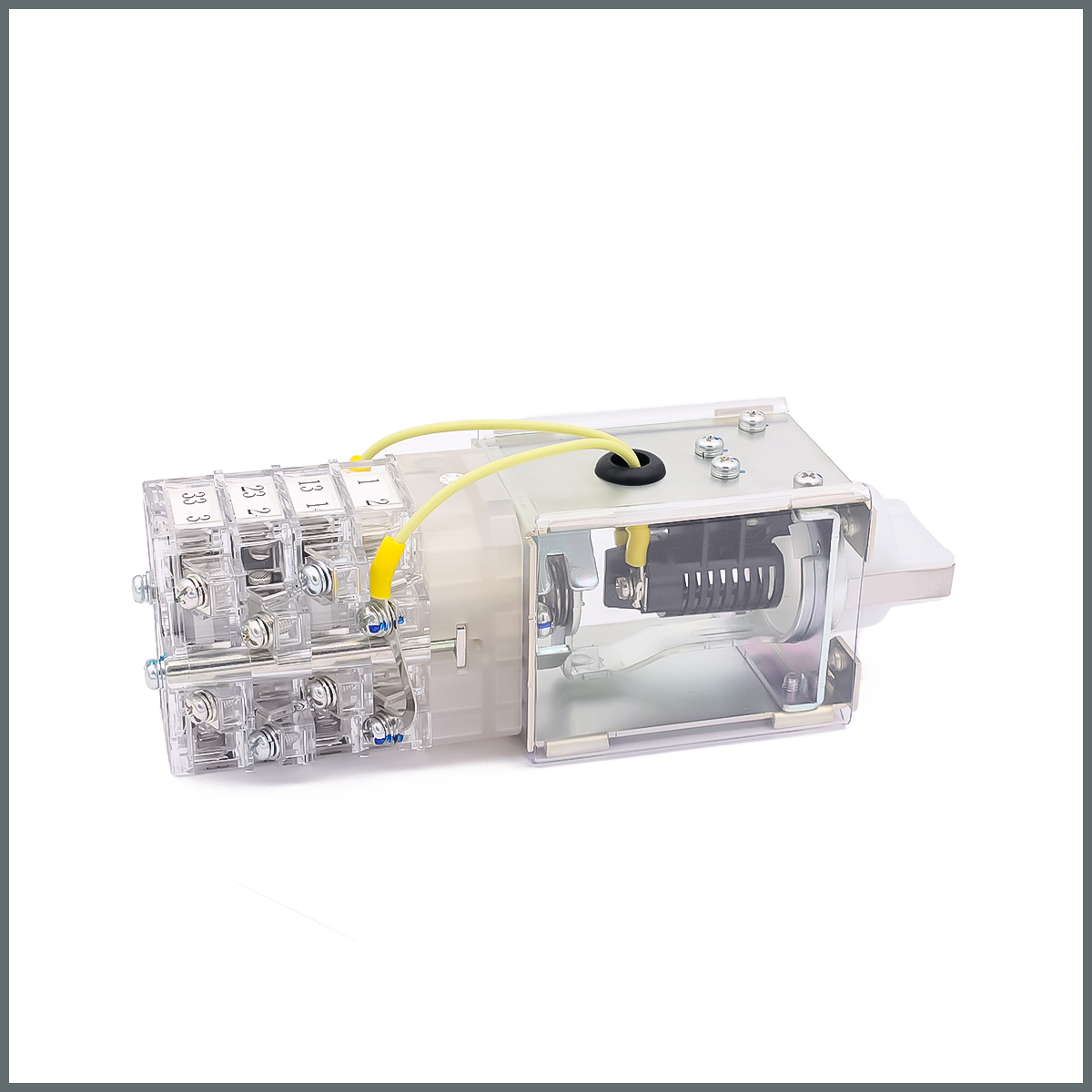 Kesici Anahtarı (Kare Flanş) (Ledsiz) BHL-3B3-118-000L3-W-Y-B (L54-Y11E)