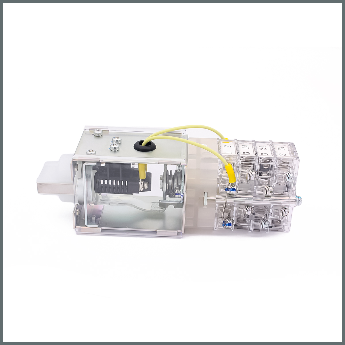 Kesici Anahtarı (Kare Flanş) (Ledsiz) BHL-3B3-118-000L3-W-Y-B (L54-Y11E)