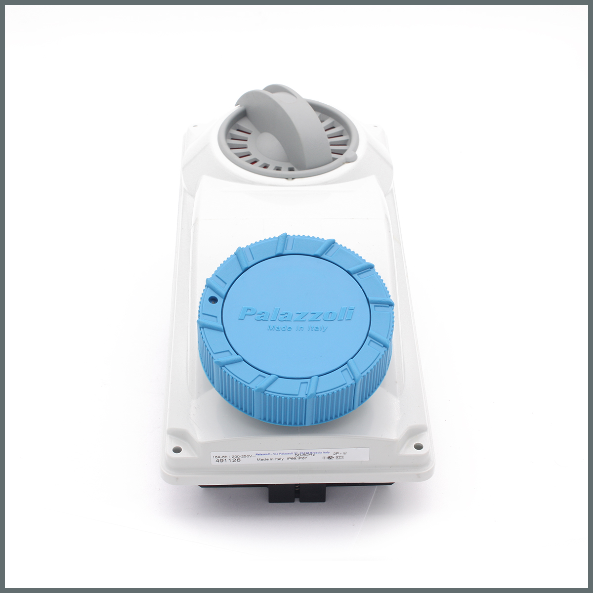 Kilitli Prizler (Dikey)Palazzoli TopTER Serisi Anahtarlı Priz 16A (IP66/67) 230V (Dikey) 2P+T h:6