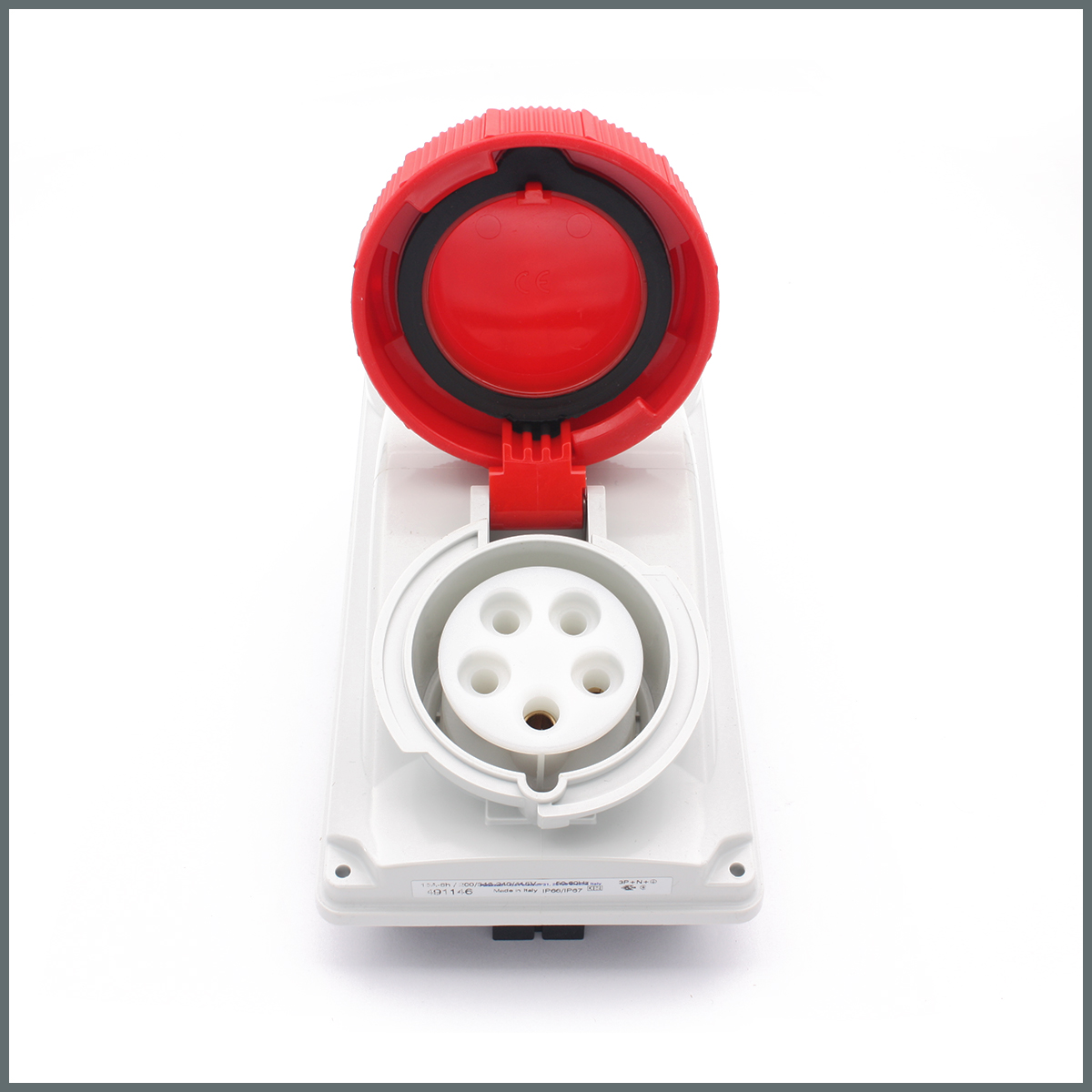 Kilitli Prizler (Dikey)Palazzoli TopTER Serisi Anahtarlı Priz 16A (IP66/67) 400V (Dikey) 3P+N+T h:6