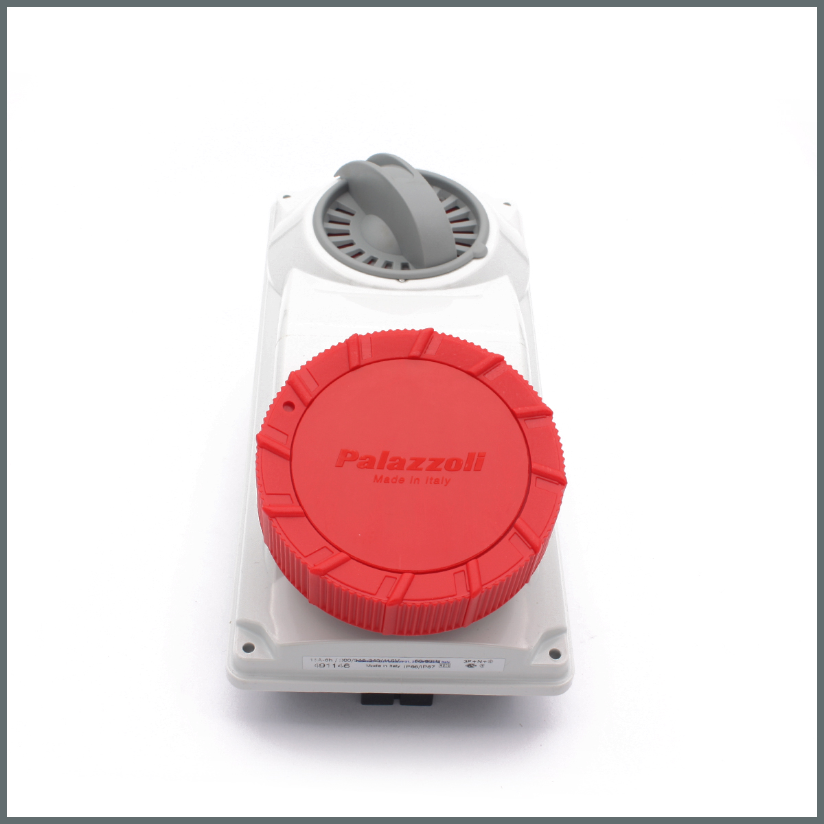 Kilitli Prizler (Dikey)Palazzoli TopTER Serisi Anahtarlı Priz 16A (IP66/67) 400V (Dikey) 3P+N+T h:6