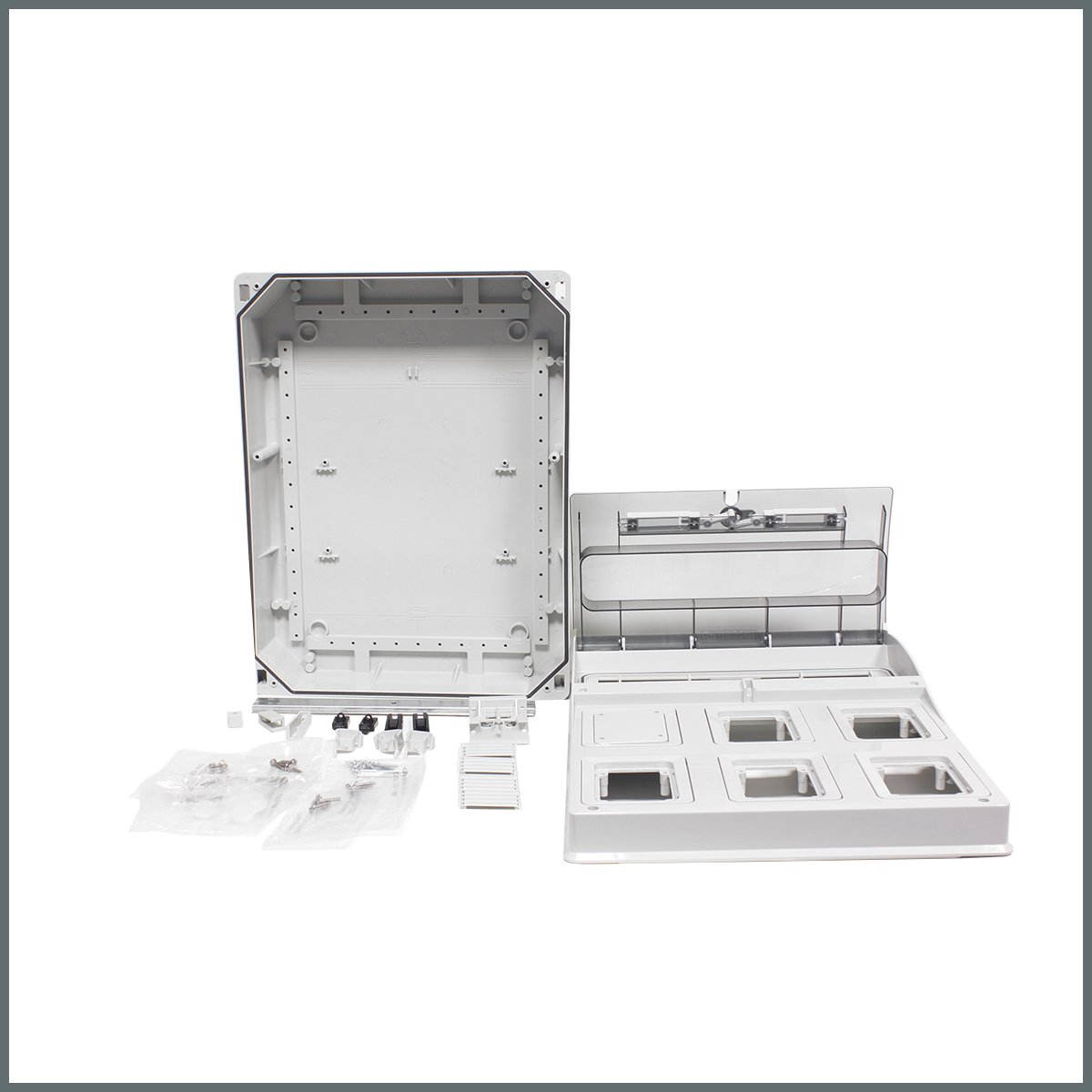 Kombinasyon PanolarıPalazzoli TopTER Dağıtım Panosu (IP66) 16 Modül 6 Priz için / Şeffaf Pencereli