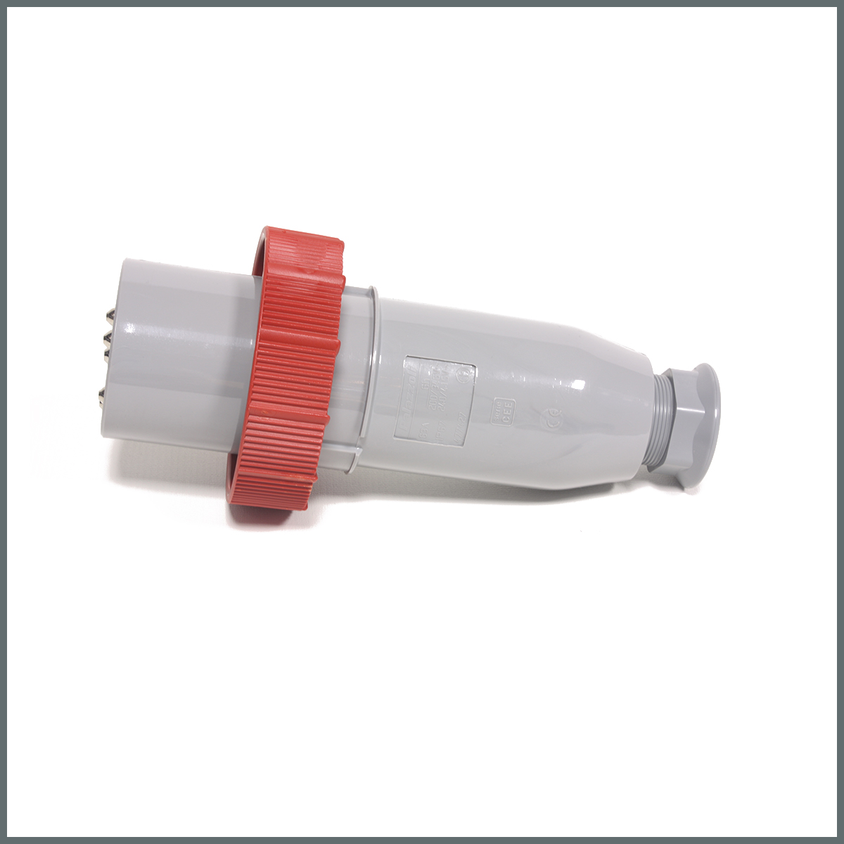 Konum GöstergeleriPalazzoli CEE Serisi Düz Fiş 63A (IP67) 400V 3P+N+T h:6(DISC)