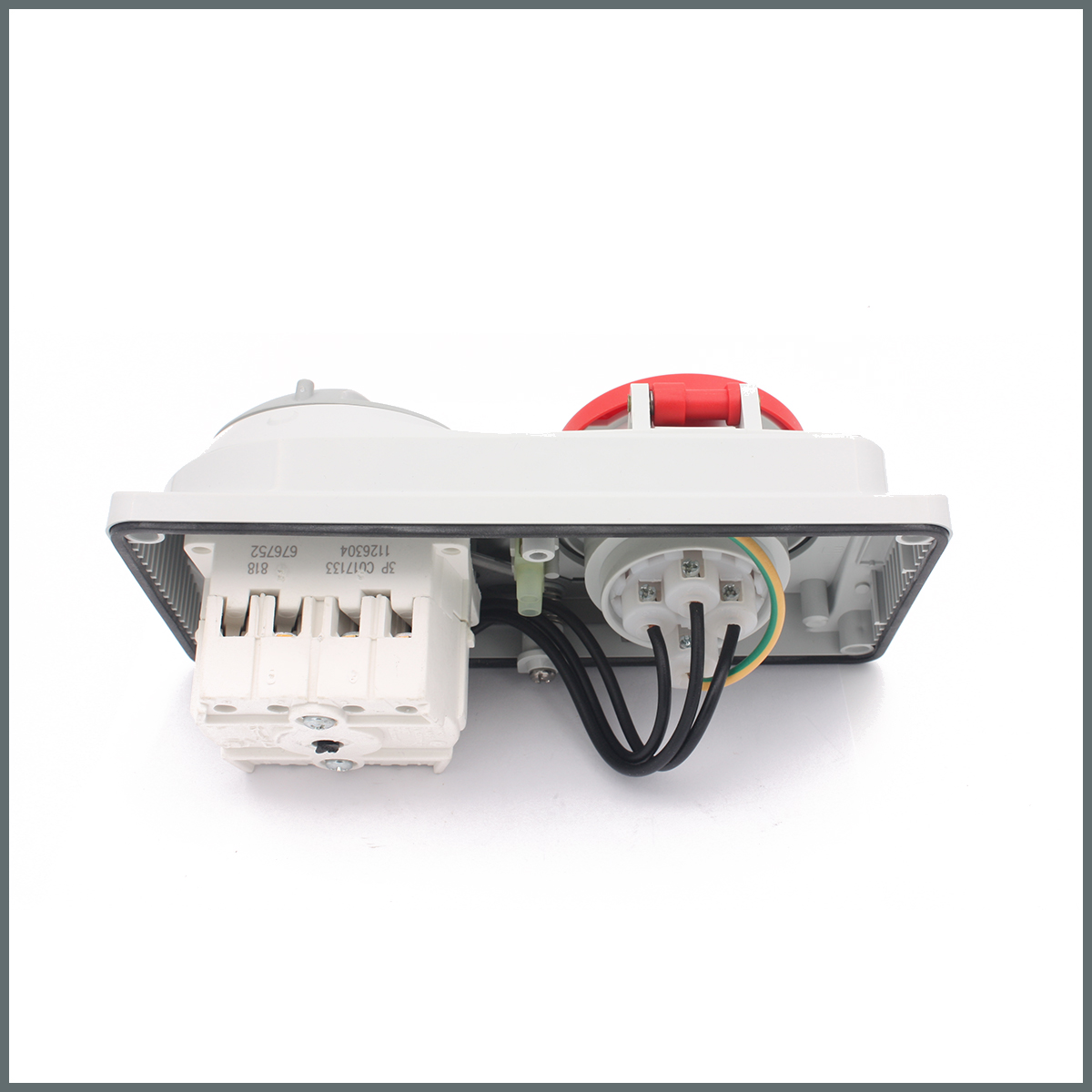 Konum GöstergeleriPalazzoli Prima Serisi Anahtarlı Priz 16A (IP44) 400V (Yatay) 3P+T h:6