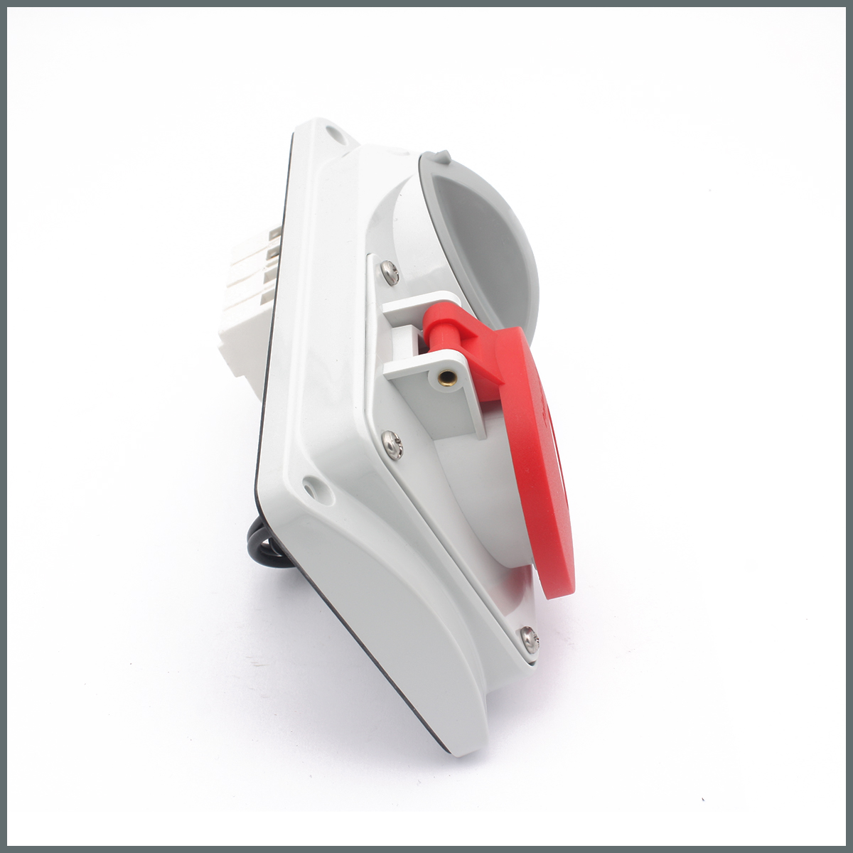 Konum GöstergeleriPalazzoli Prima Serisi Anahtarlı Priz 16A (IP44) 400V (Yatay) 3P+T h:6