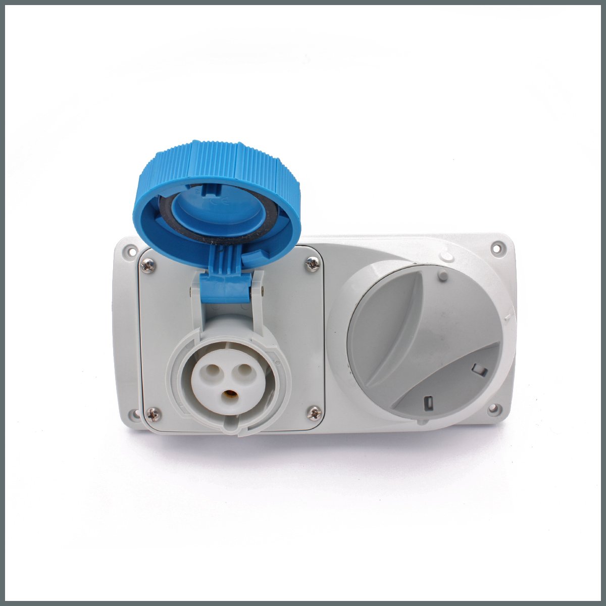 Konum GöstergeleriPalazzoli Prima Serisi Anahtarlı Priz 16 A (IP55) 230V (Yatay) 2P+T h:6