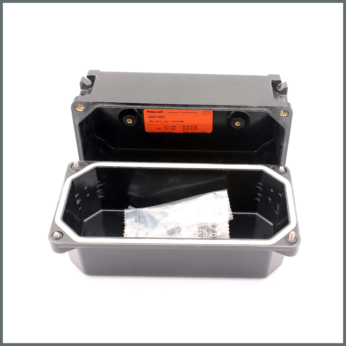 Konum GöstergeleriPalazzoli TAIS-EX Serisi BUAT (IP66) GRP 185x92x100 mm. Yüksek Kapak