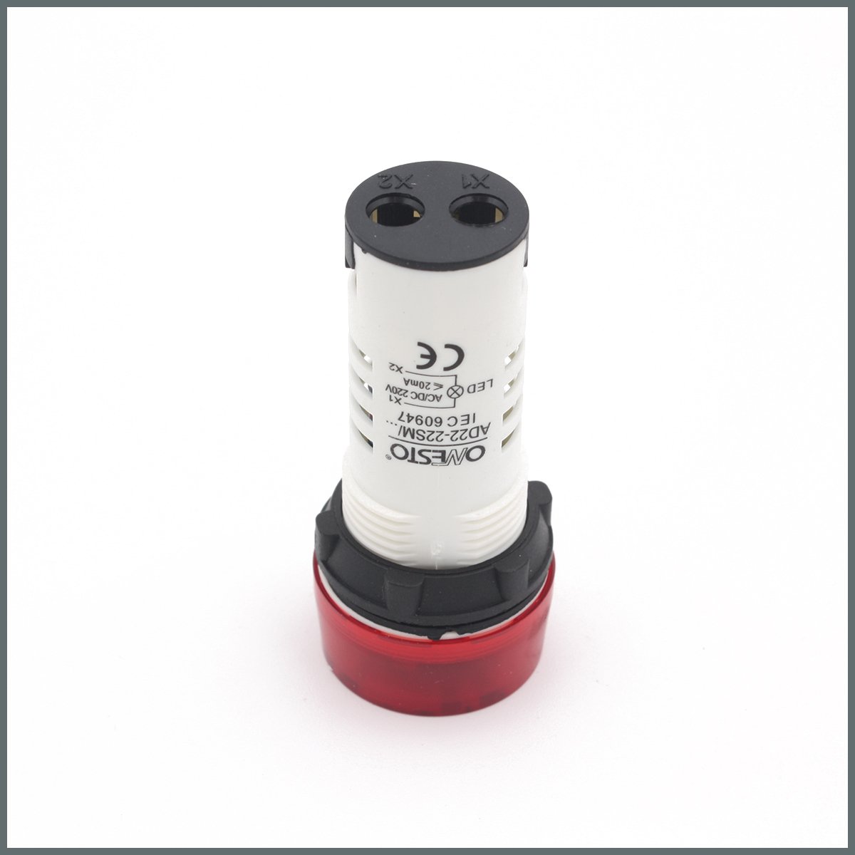 Led Flaşörlü Buzzer 220VAC (Kırmızı)