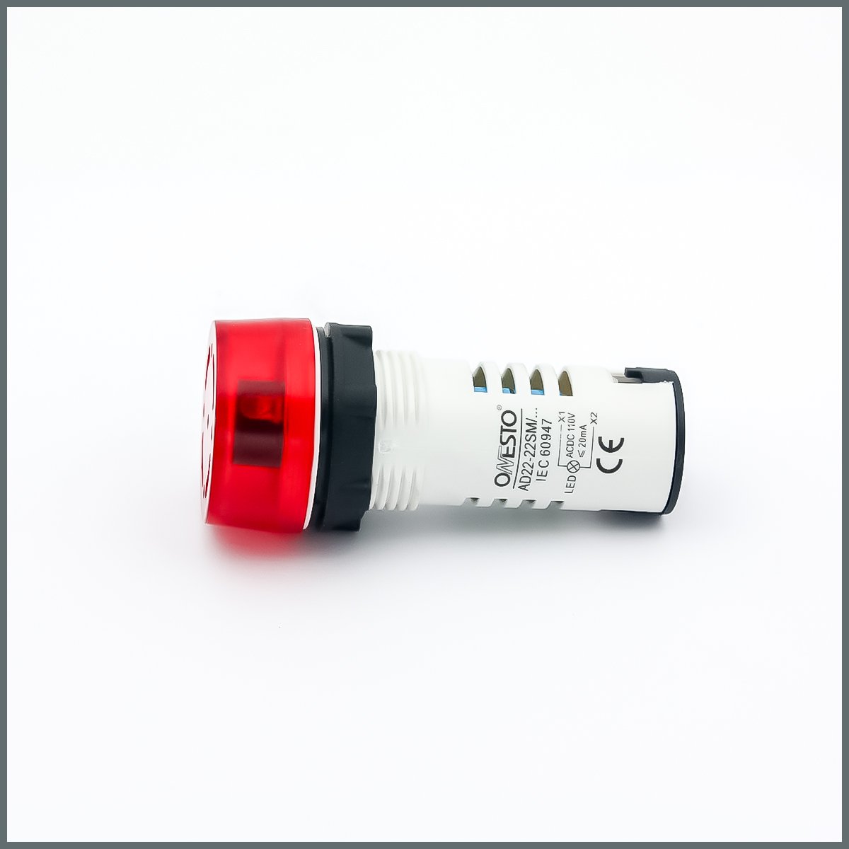 Led Flaşörlü Buzzer (Kırmızı) 110VAC
