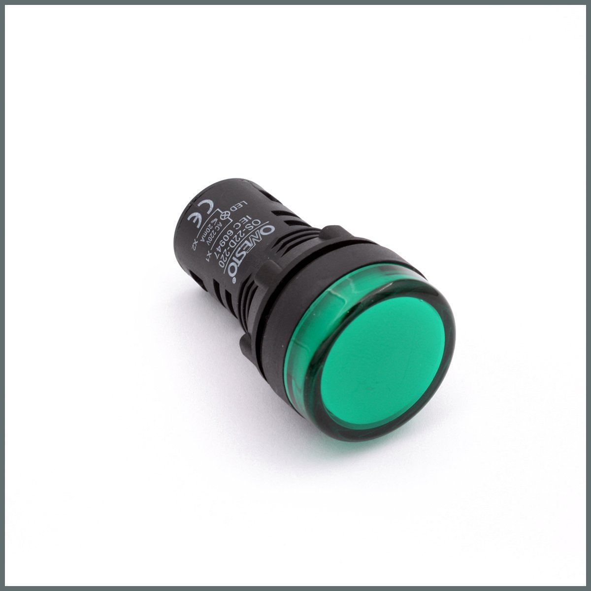 Ledli Sinyal Lambası 220VAC (Yeşil)