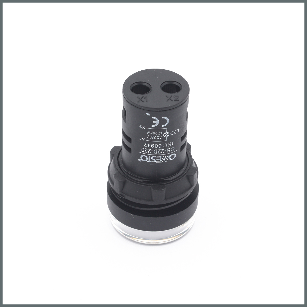 Ledli Sinyal Lambası (Beyaz)  220VAC