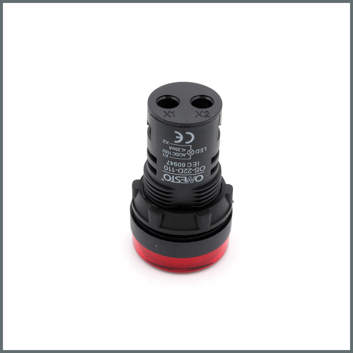 Ledli Sinyal Lambası (Kırmızı)  110VDC