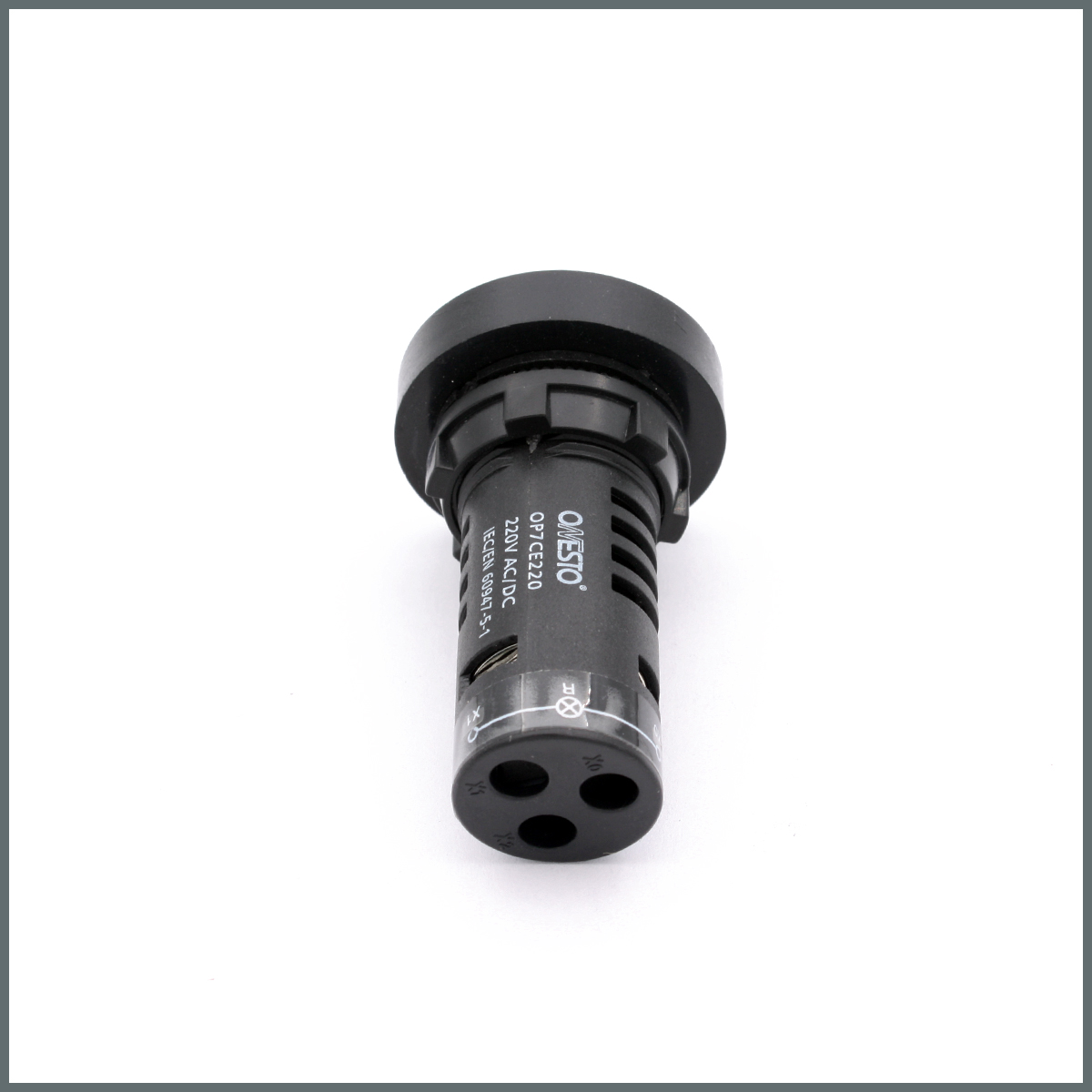 Ledli Toprak Göstergesi 220VAC/DC (Yuvarlak)