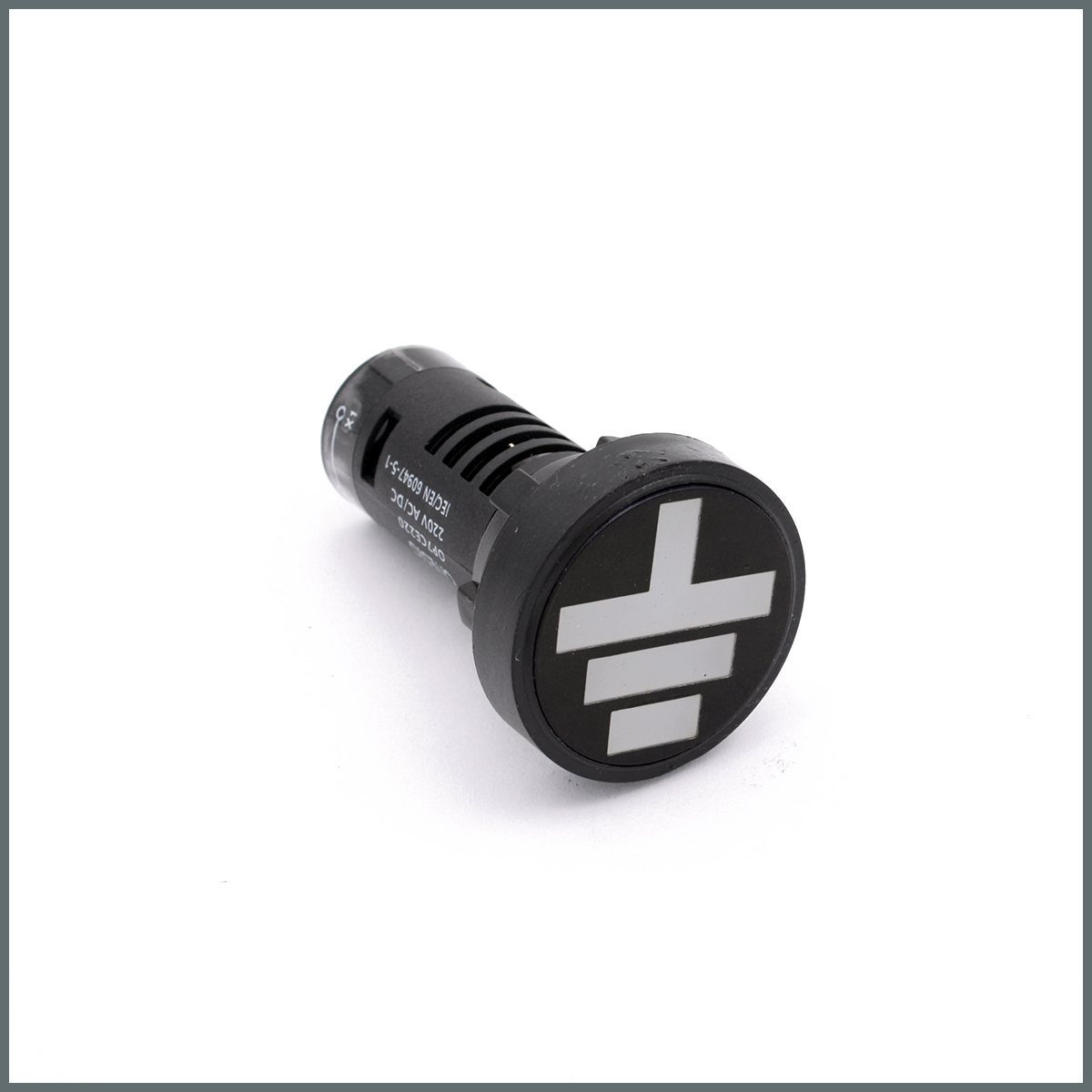 Ledli Toprak Göstergesi 220VAC/DC (Yuvarlak)