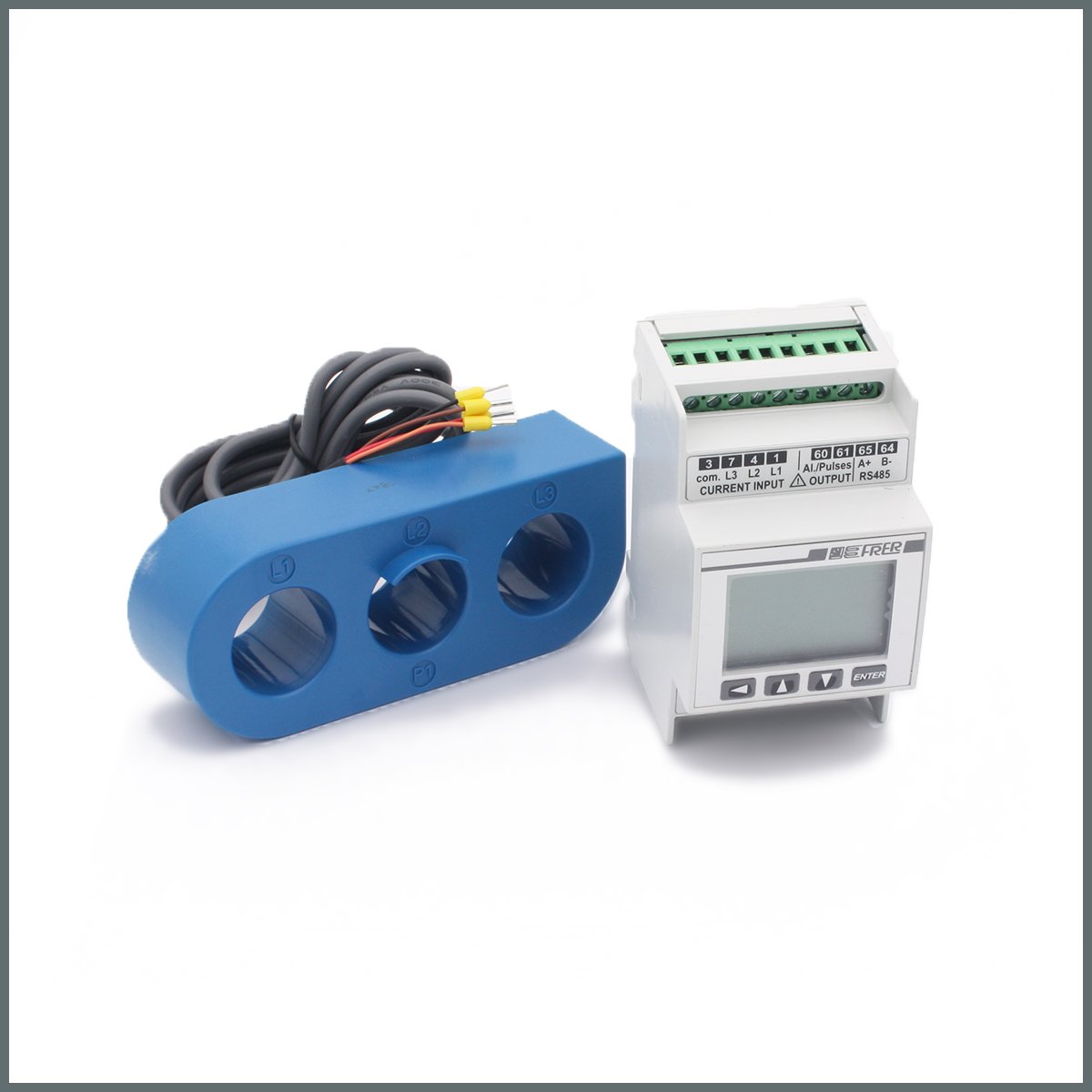 NANO160H Enerji Analizörü Giriş:160A AT dahil, 400V, RS485 Modbus