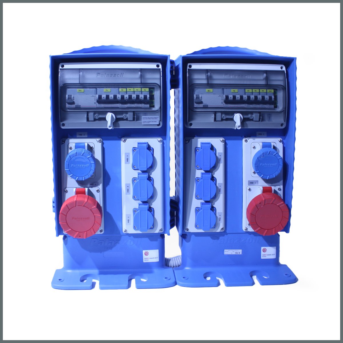 Novsen IP54 Kombinasyon Panosu 6 ad. Schuko 16A, 2 ad. 3x16A, 2 ad. 5x32A