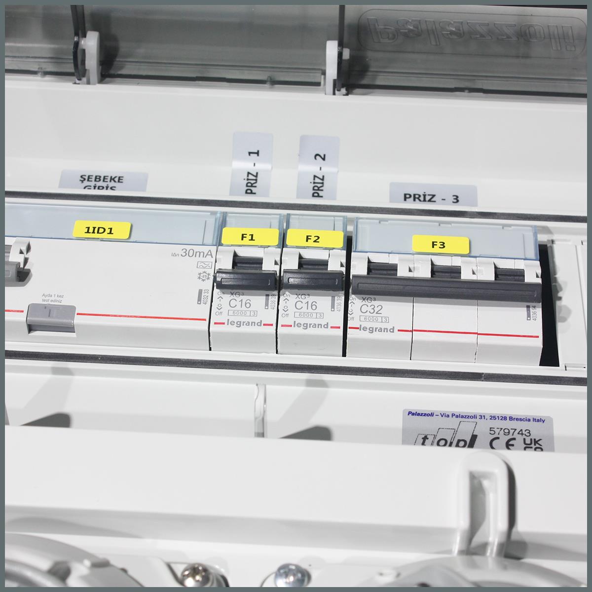 Novsen IP66 Kombinasyon Panosu 2ad. 3x16A, 1ad. 5x32A Kilitli Priz