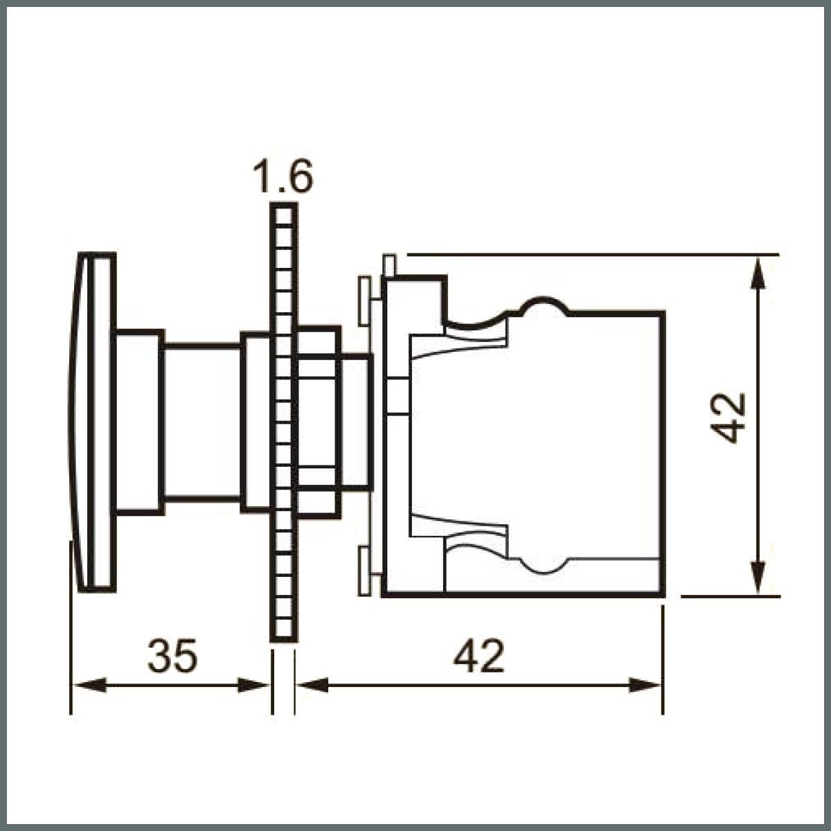 Onesto Kutulu Acil Stop Butonu OP5 NK (IP65)