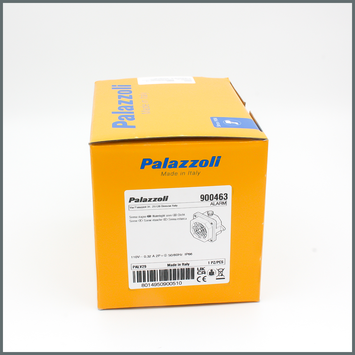 Palazzoli Alarm Serisi Siren 110V IP66 / 105dB / Alüminyum