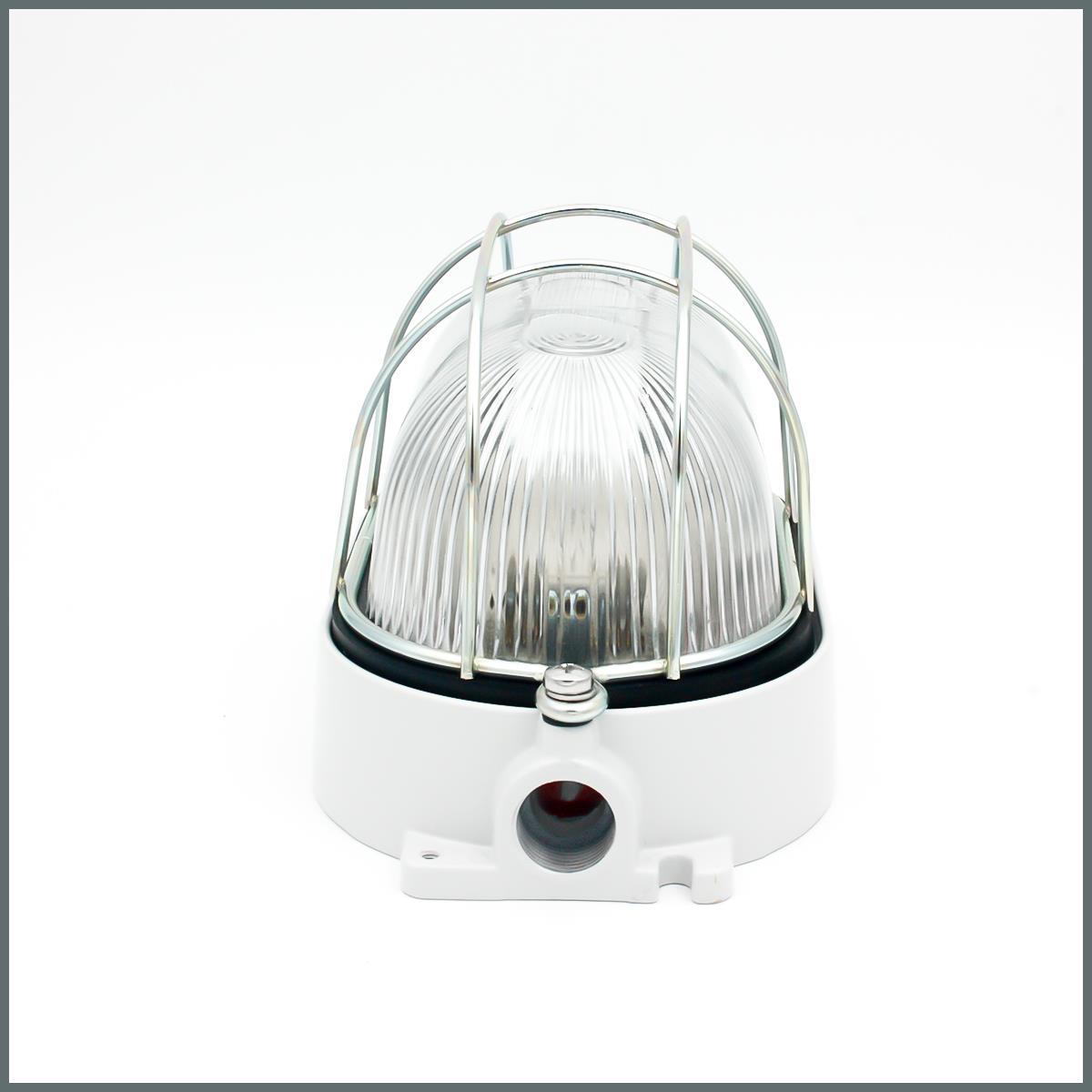 Palazzoli Oval Aramatür RINO Serisi 60W IP65 Çelik Kafes Alüm Cam Dif 199x112mm