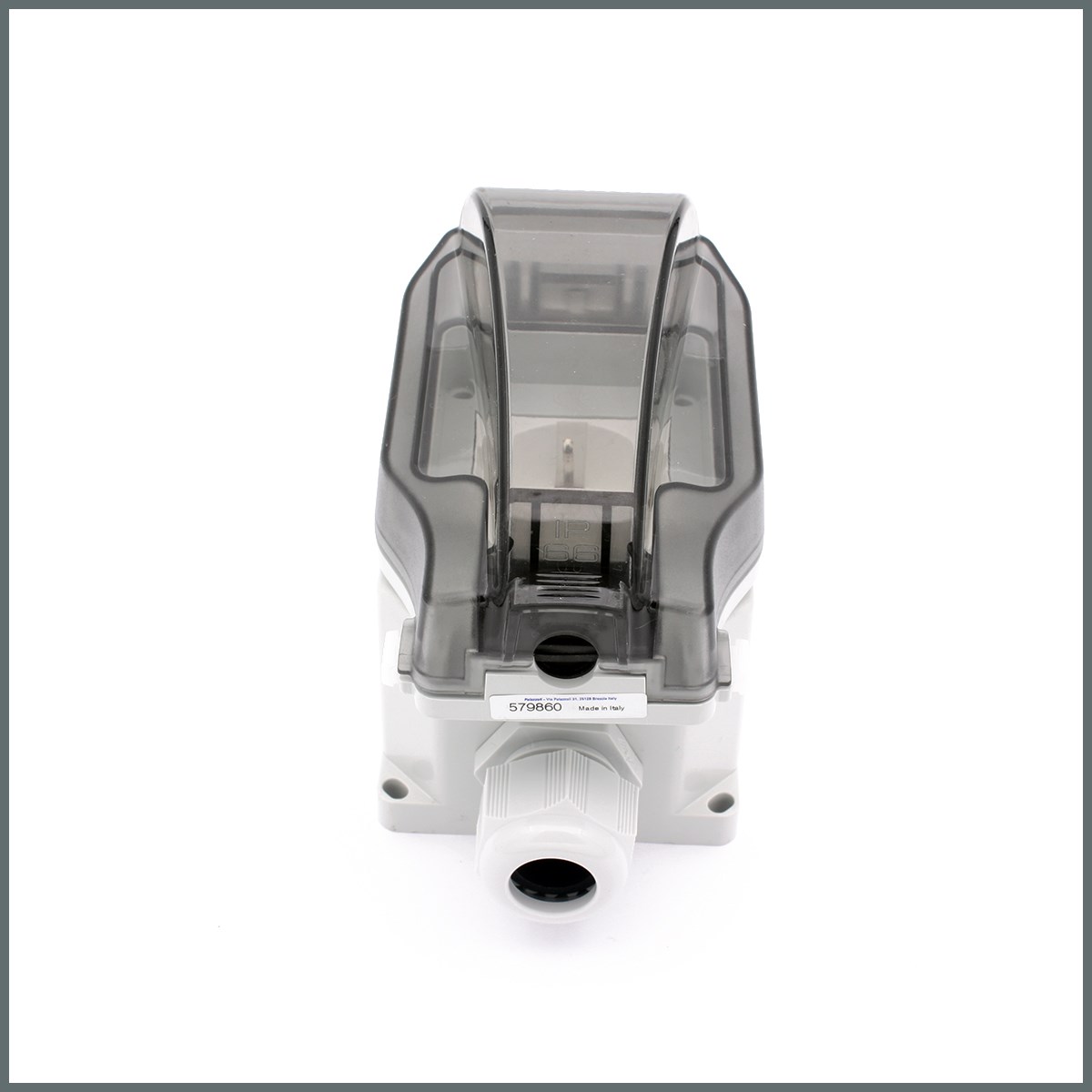 Palazzoli Su Geçirmez IP66 Sıva Üstü  Kutulu Dış Ortam Prizi (Bahçe, Garaj)